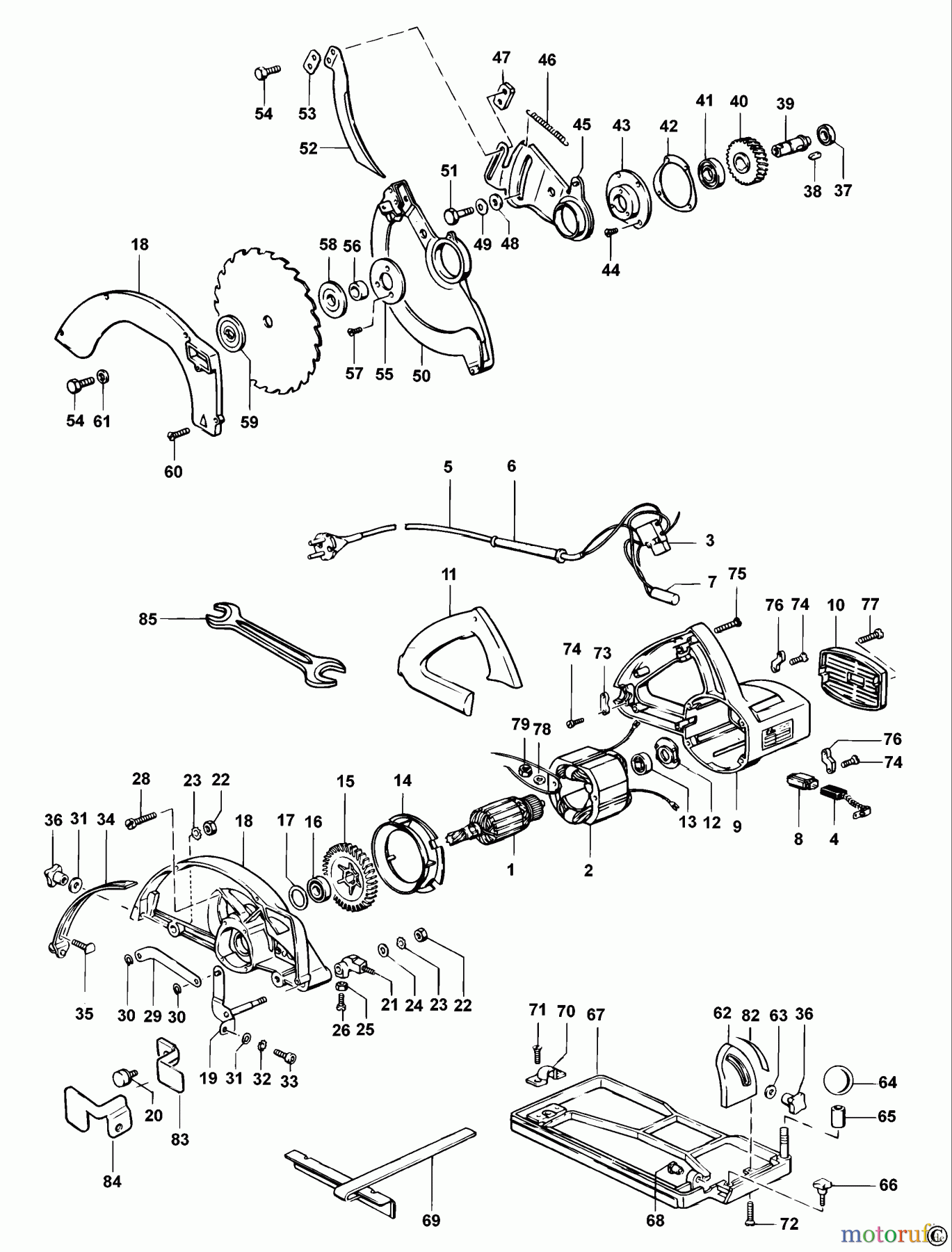 WUERTH Divers KREISSÄGE HKS185 Seite 1