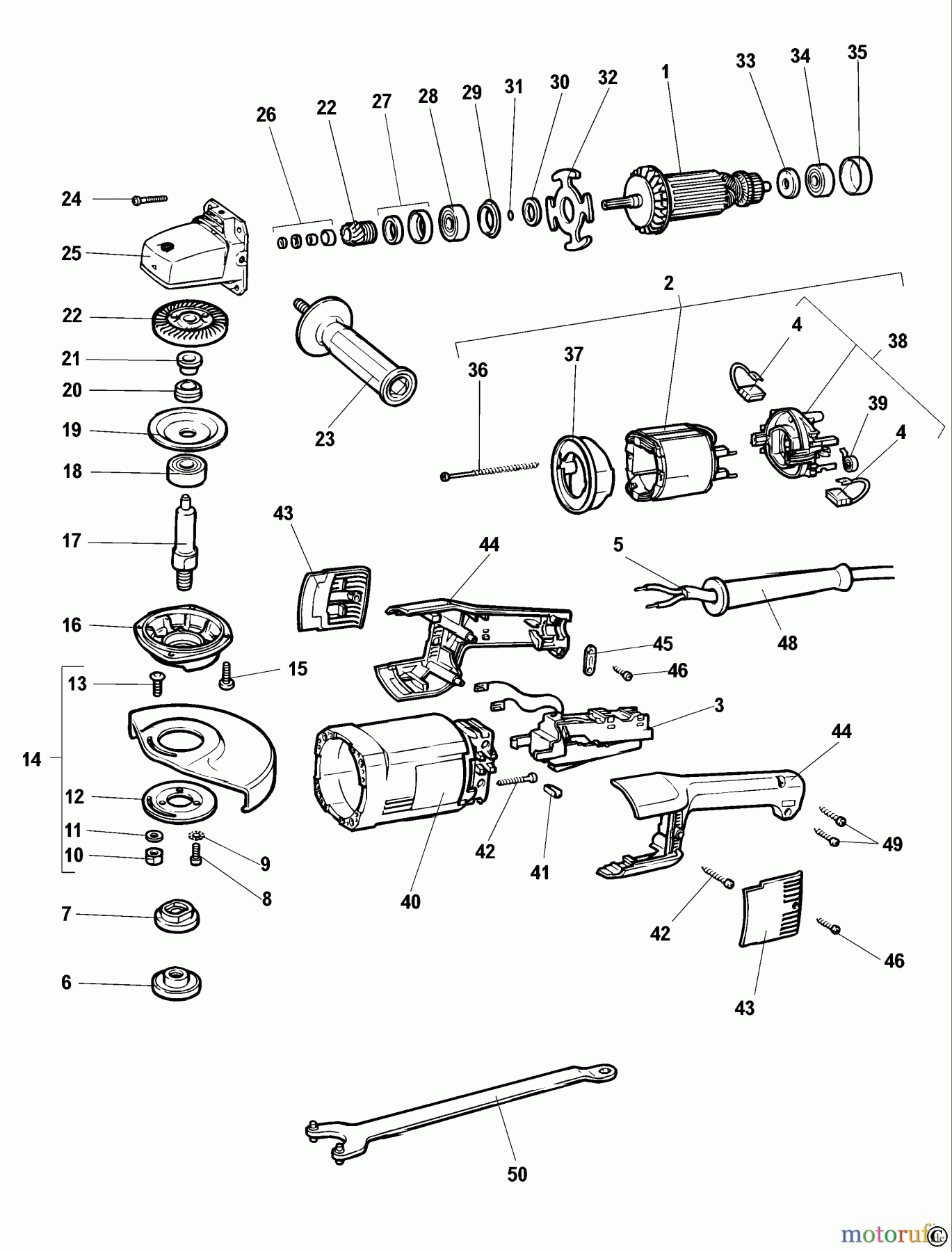 OEM Black und Decker Divers WINKELSCHLEIFER SM230 Seite 1