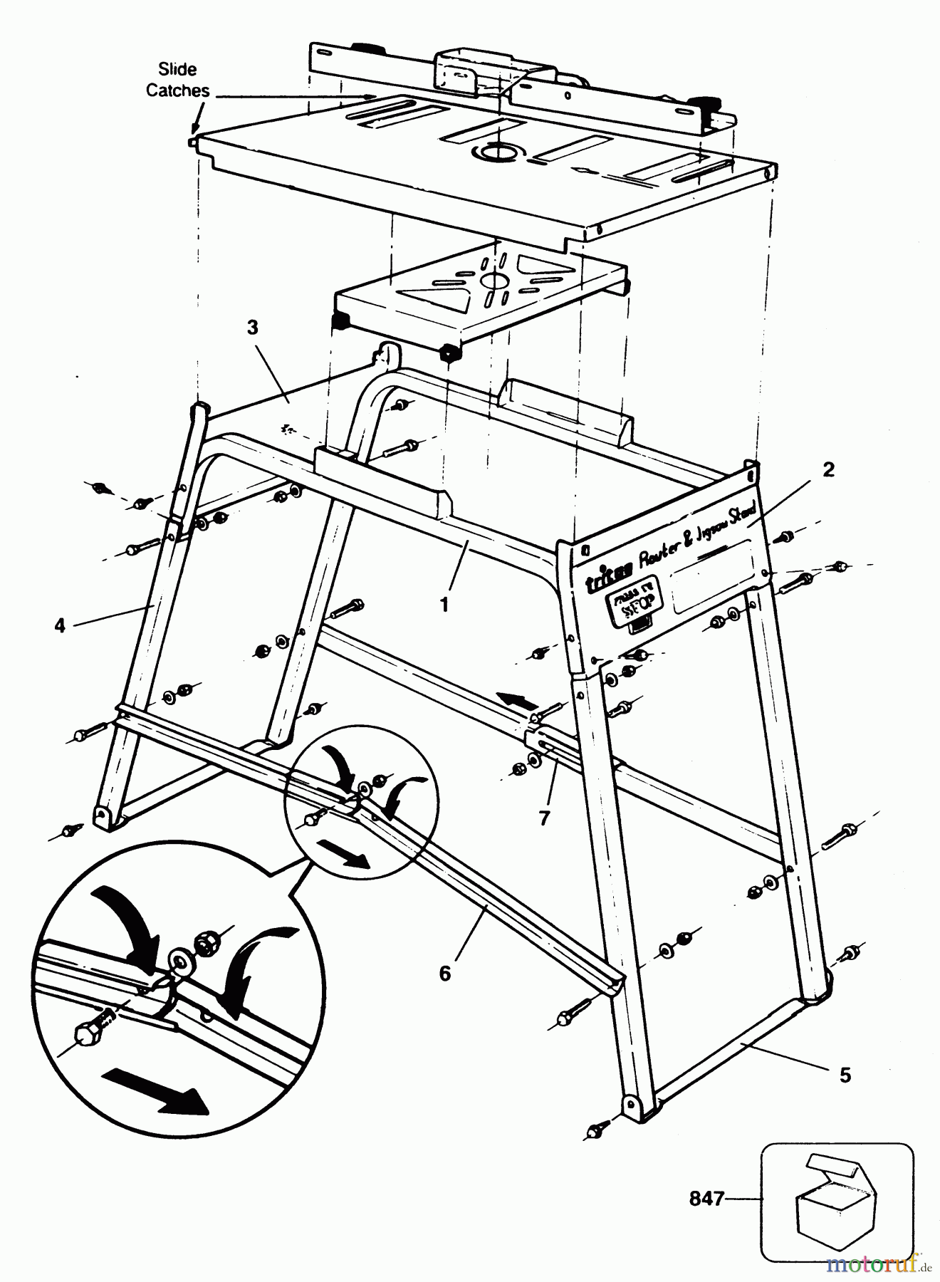 ELU ACCESSORIES ACCESSORIES, ATTACHMENTS & UNPOWERED FRÄSE/STICHSÄGESTÄ.: E35183 Seite 1