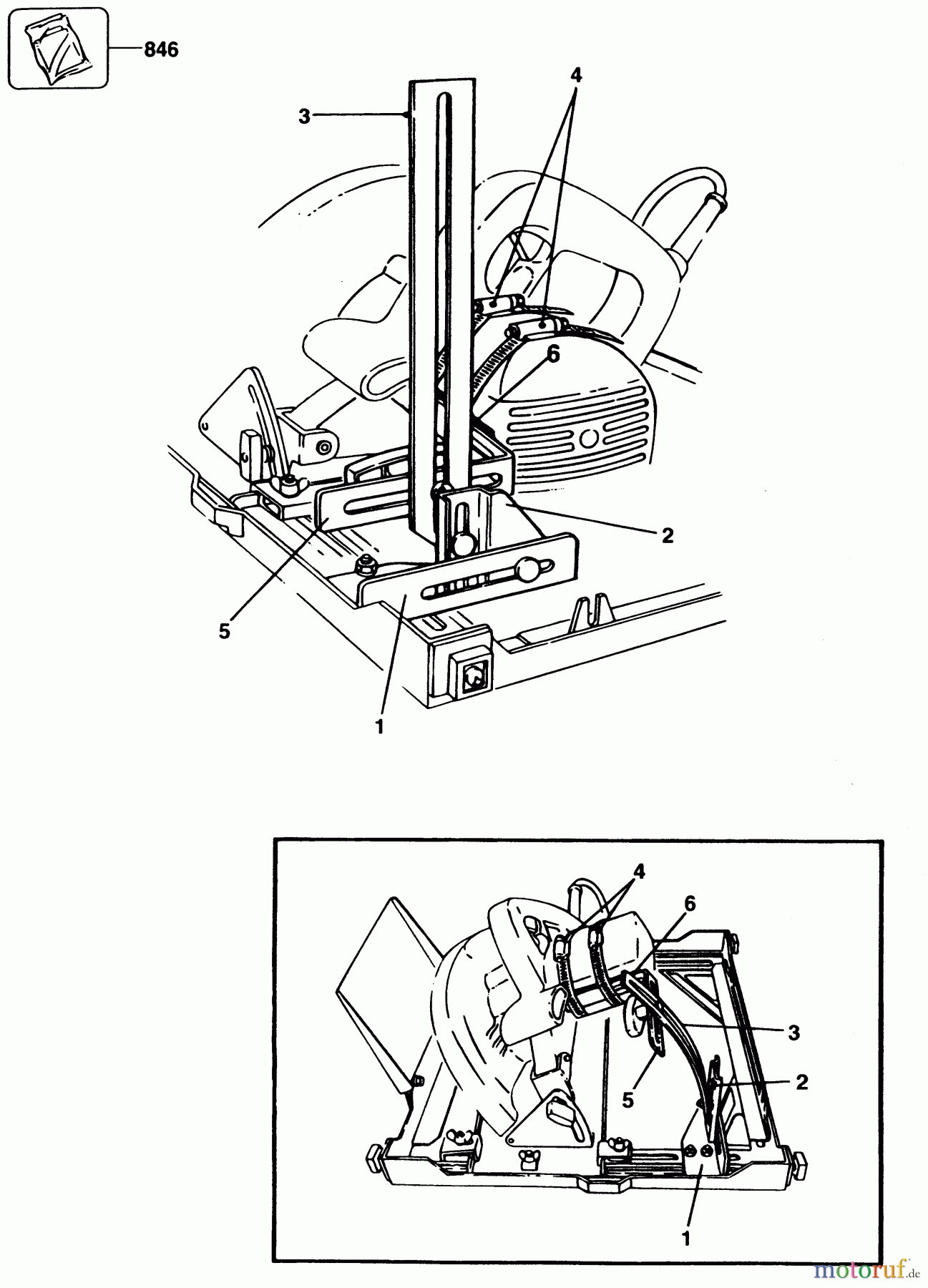 ELU ACCESSORIES ACCESSORIES, ATTACHMENTS & UNPOWERED HALTERUNG E35187 Seite 1
