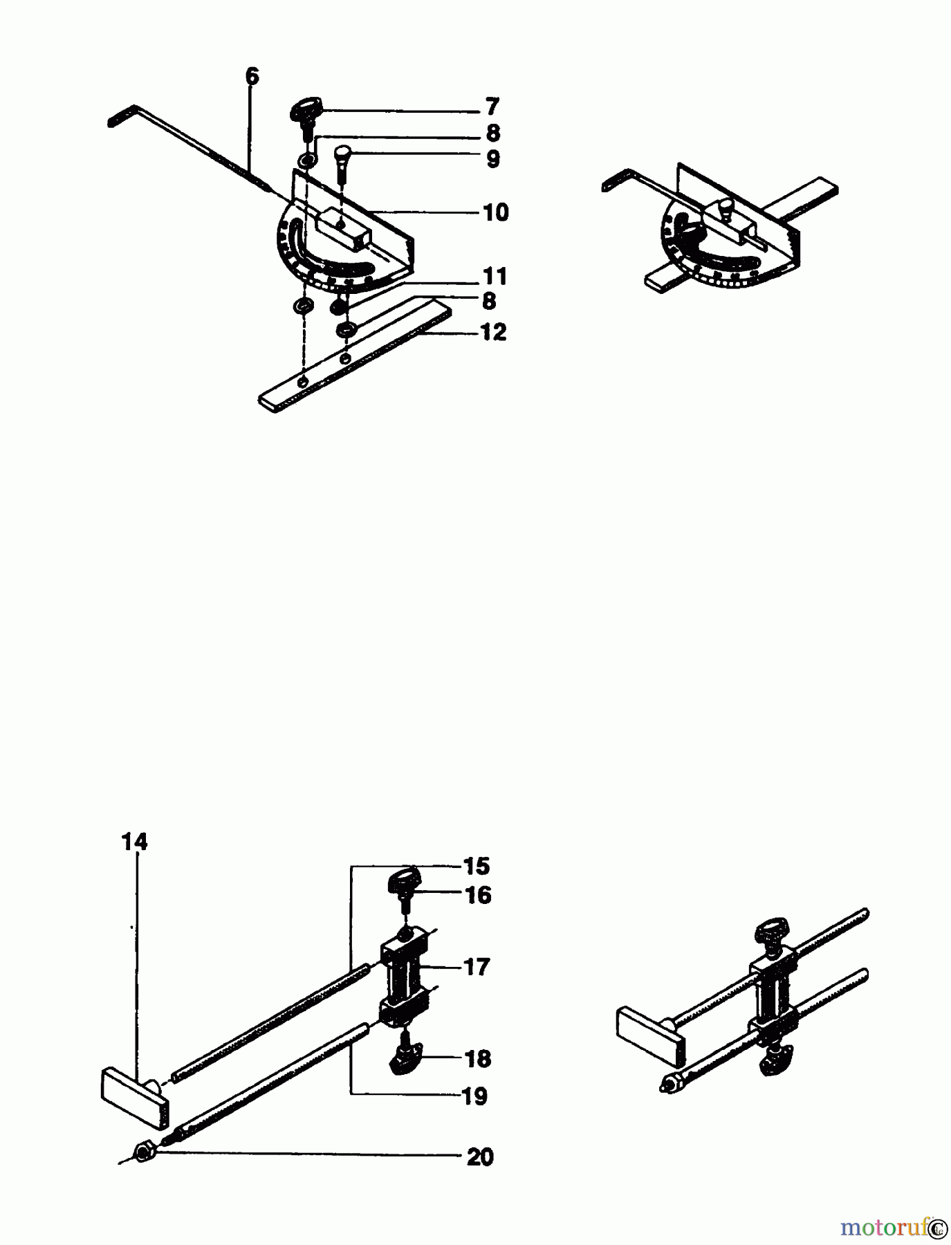 DEWALT HOLZARBEITEN Gehrungssägen GEHRUNGSANSCHLAG DA860 Seite 1