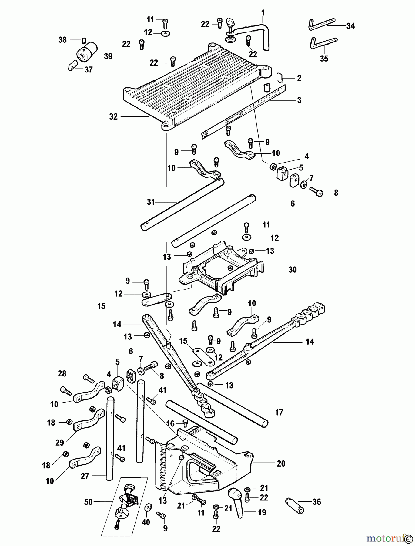 ELU ACCESSORIES ACCESSORIES, ATTACHMENTS & UNPOWERED STÄNDERBOHRMASCHINE E38753 Seite 1