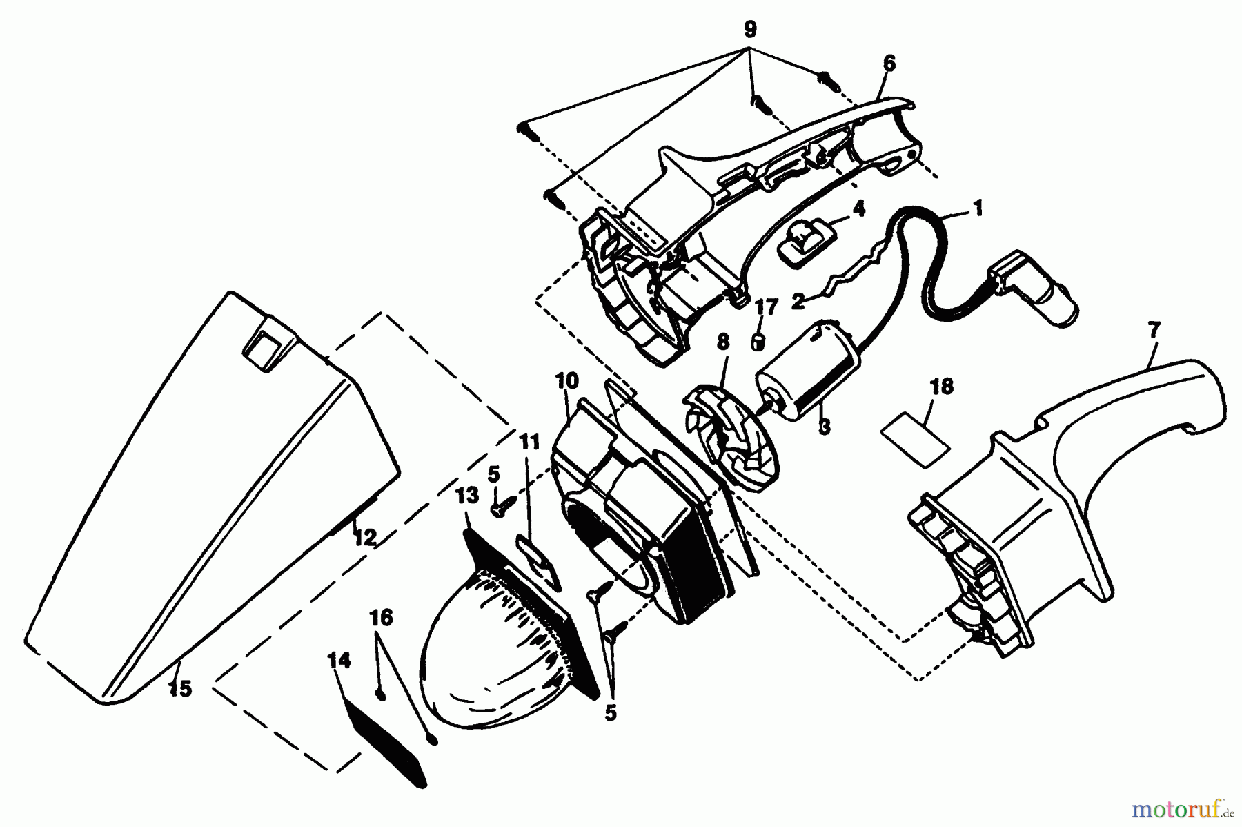 BLACK+DECKER INNENAUSSTATTUNG AUTOPFLEGE & MINIHANDWERK AUTO STAUBSAUGER 9509 Seite 1