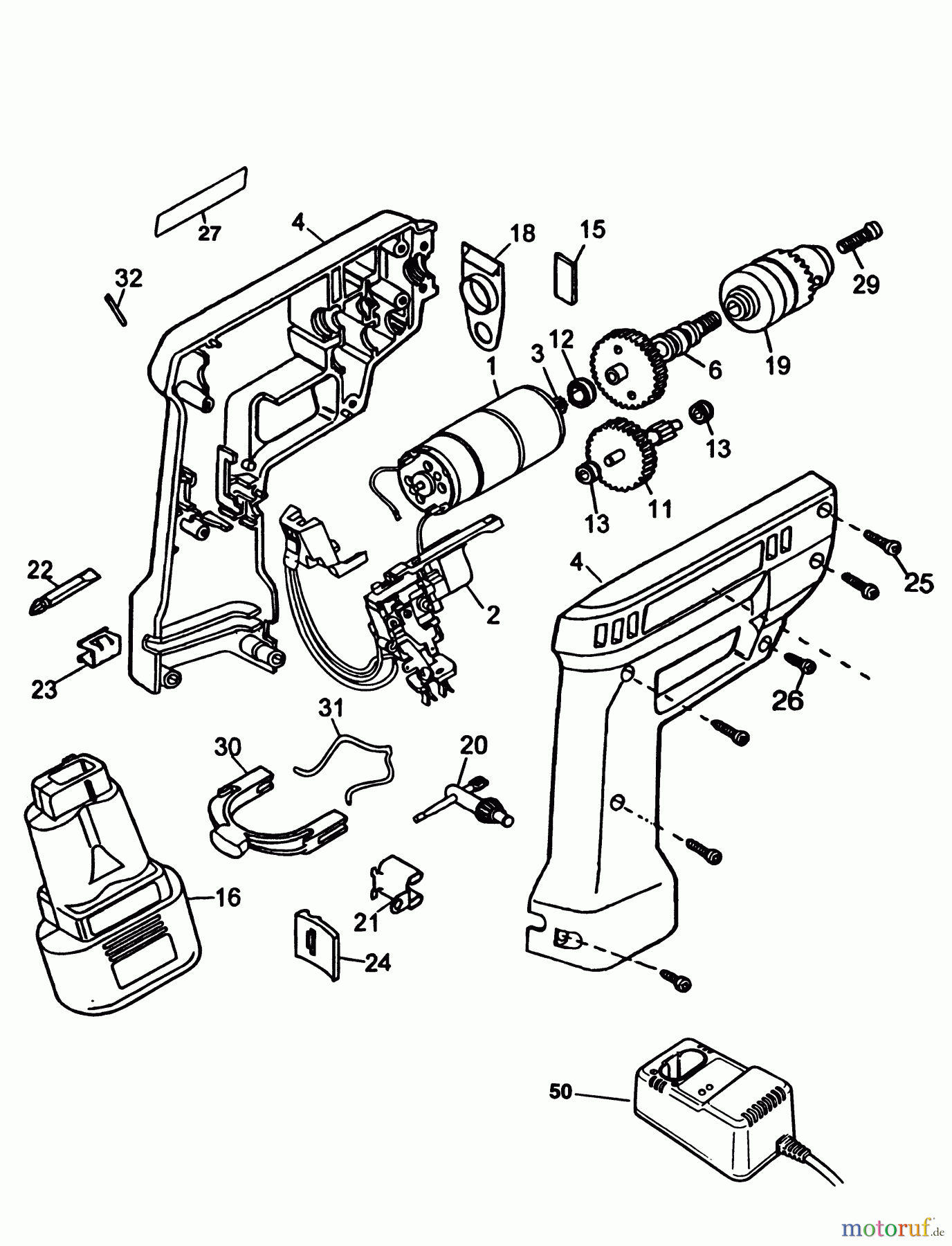 BLACK+DECKER INNENAUSSTATTUNG BOHRER BOHRER BD7201 Seite 1