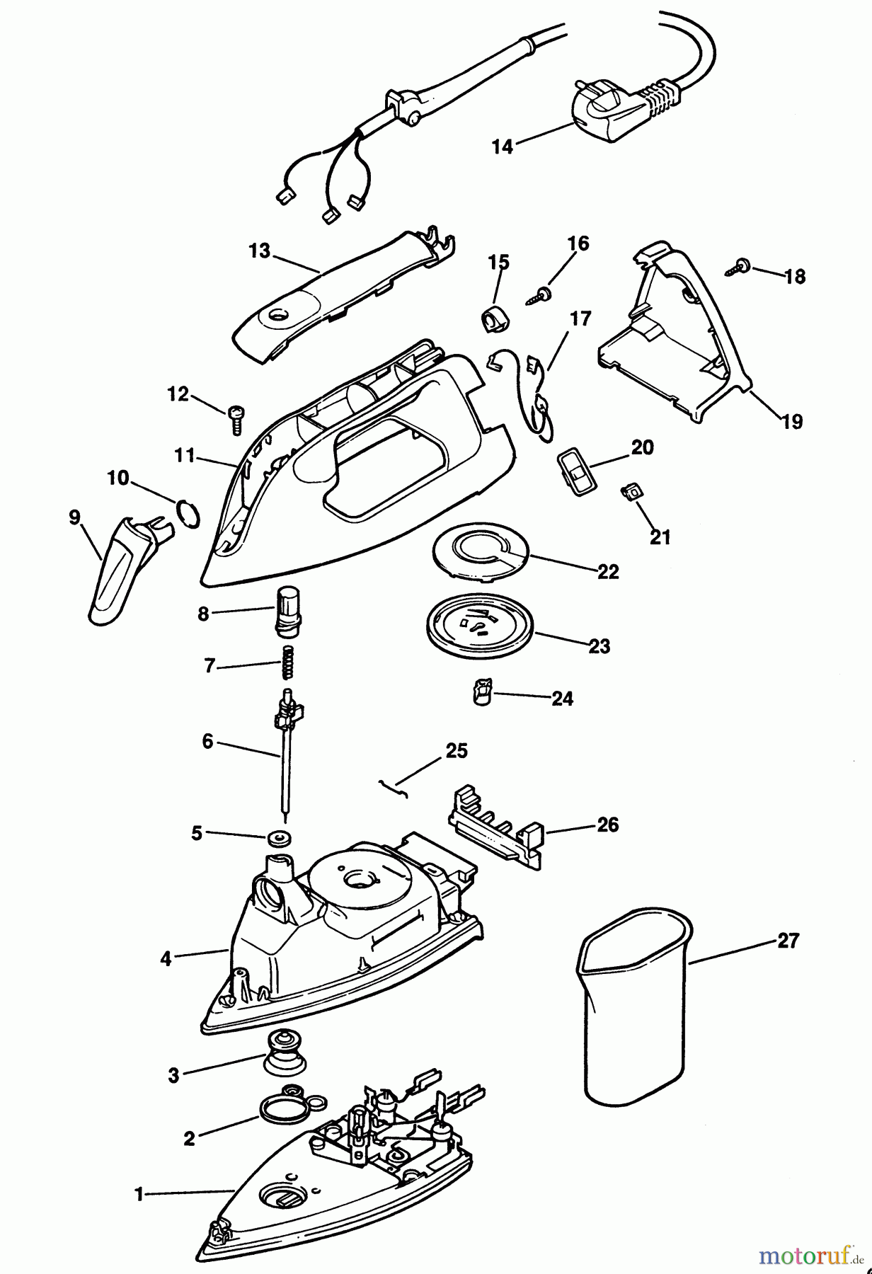 BLACK+DECKER HAUSHALT BÜGELEISEN EISEN SE810 Seite 1