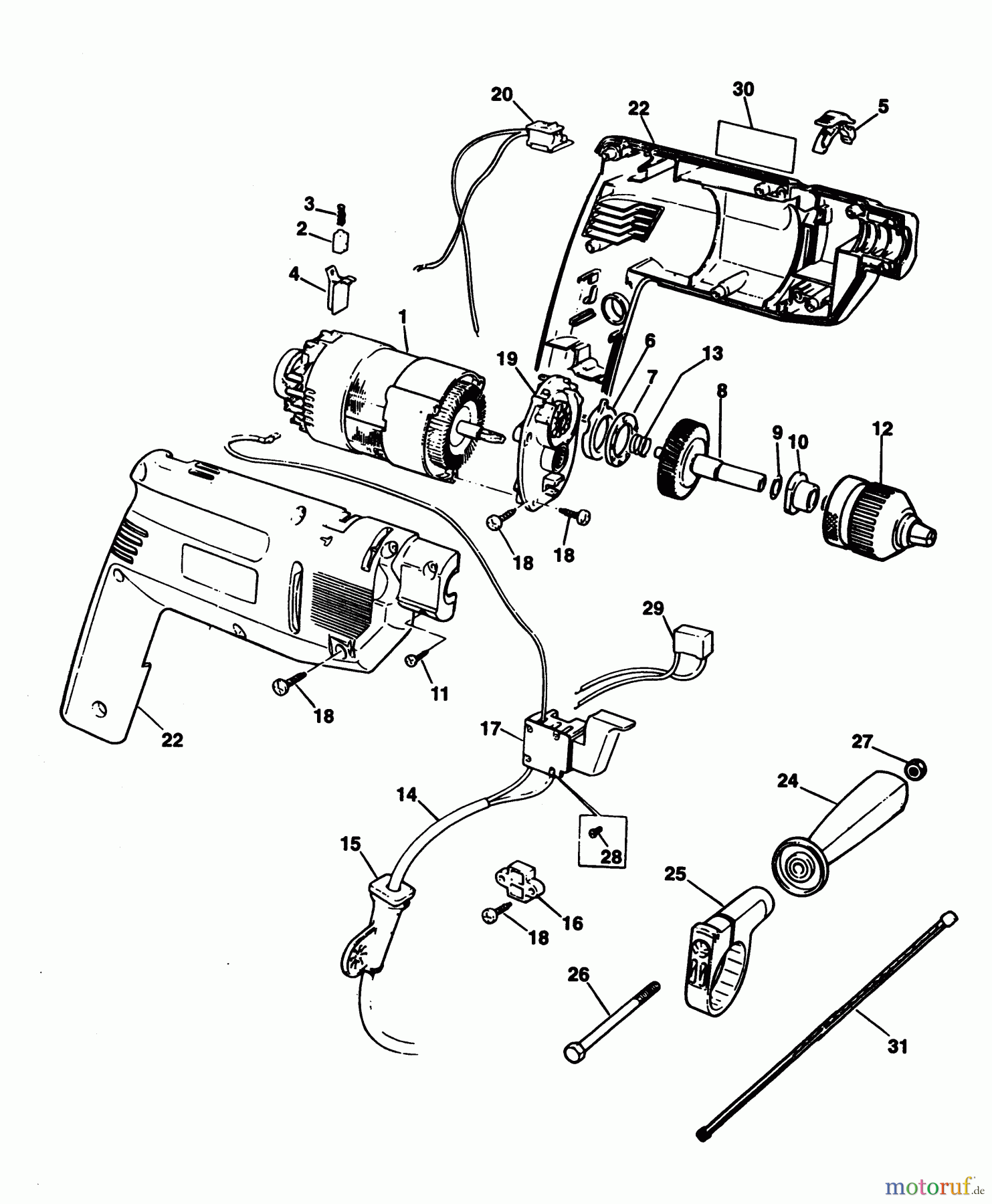 BLACK+DECKER INNENAUSSTATTUNG BOHRER BOHRER SPEC578 Seite 1