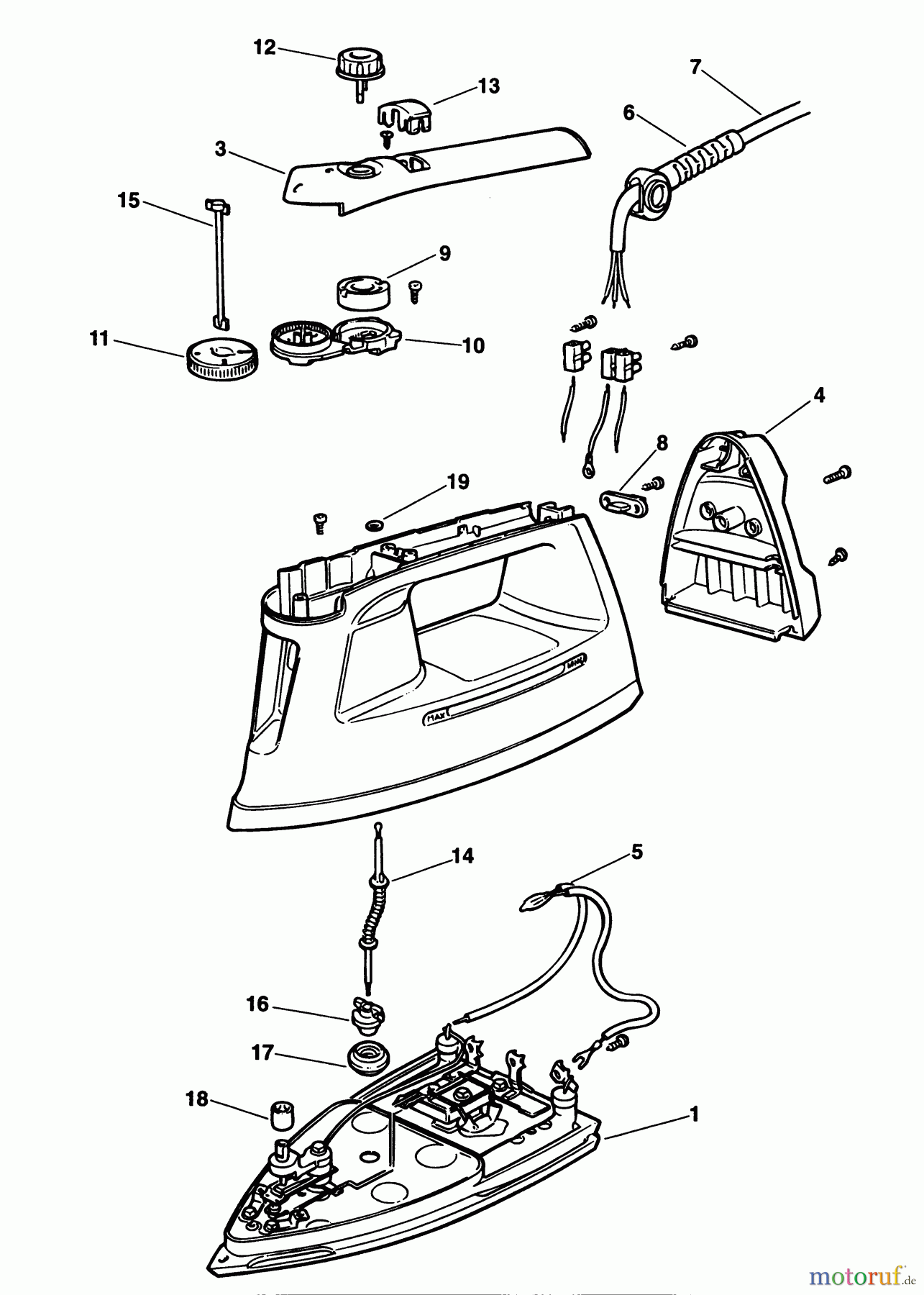 BLACK+DECKER HAUSHALT BÜGELEISEN DAMPFBÜGELEISEN SE15S Seite 1