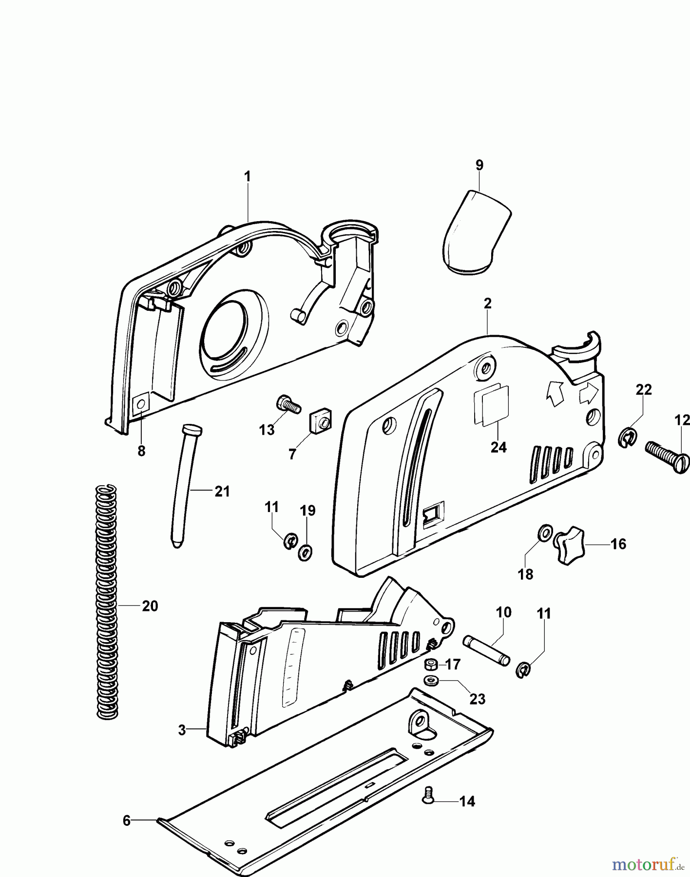ELU ACCESSORIES ACCESSORIES, ATTACHMENTS & UNPOWERED SCHUTZ EZWS97 Seite 1