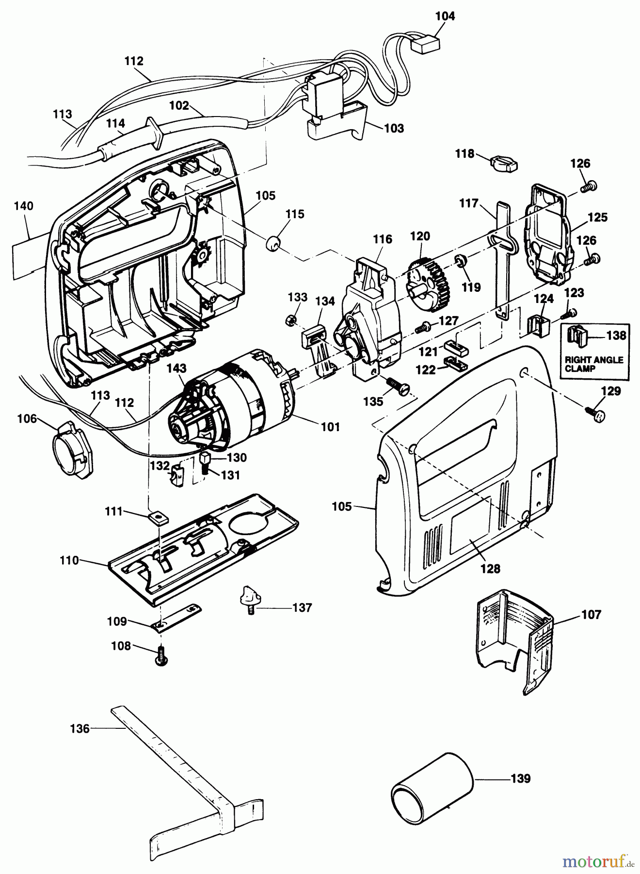  BLACK+DECKER INNENAUSSTATTUNG SÄGE STICHSÄGE KS529 Seite 1