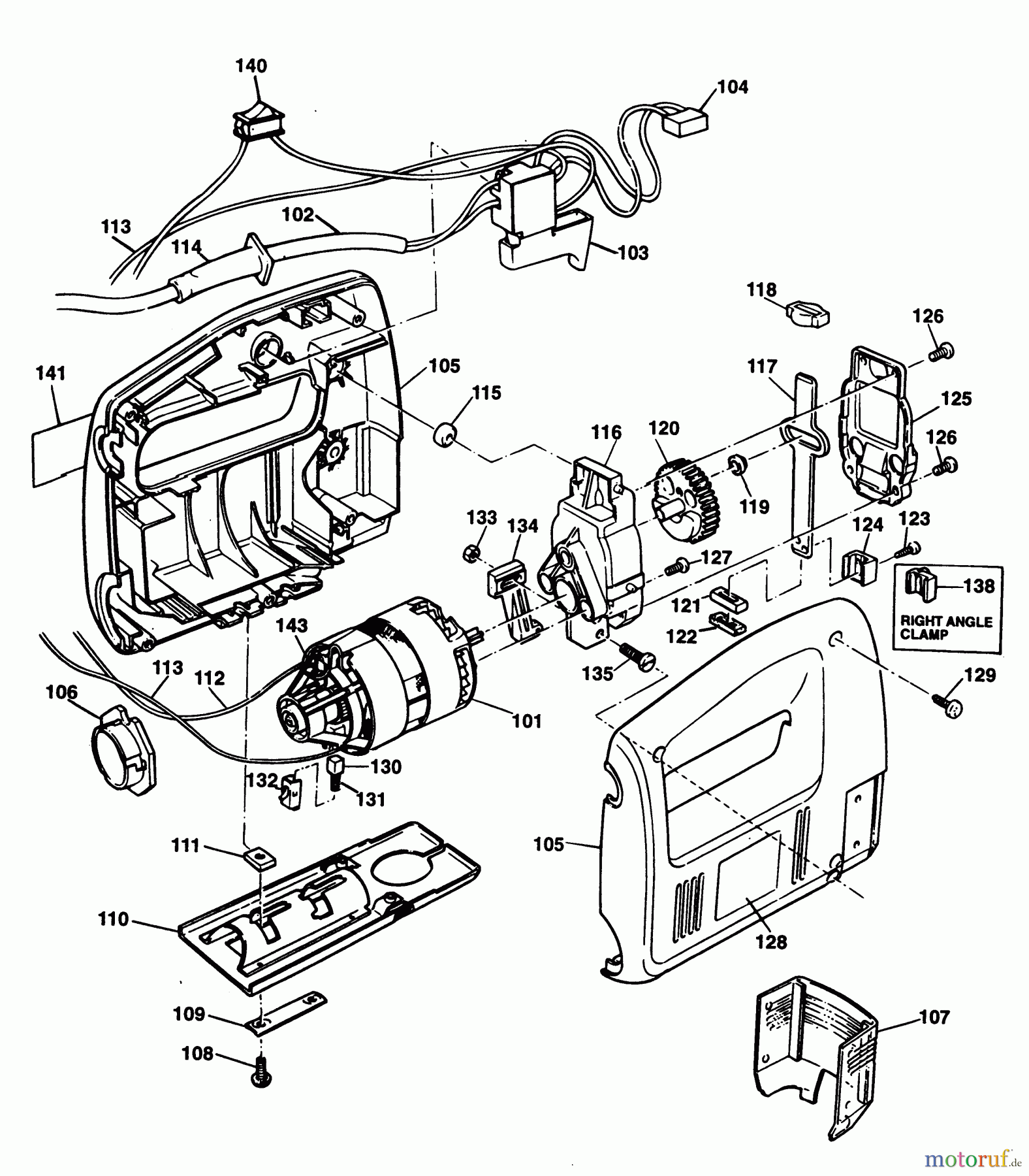  BLACK+DECKER INNENAUSSTATTUNG SÄGE STICHSÄGE KS532 Seite 1