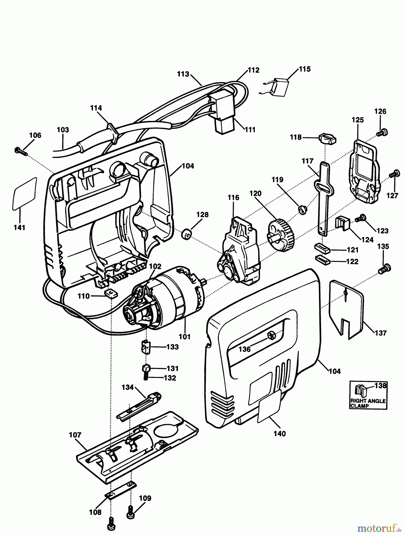  BLACK+DECKER INNENAUSSTATTUNG SÄGE STICHSÄGE BL350 Seite 1