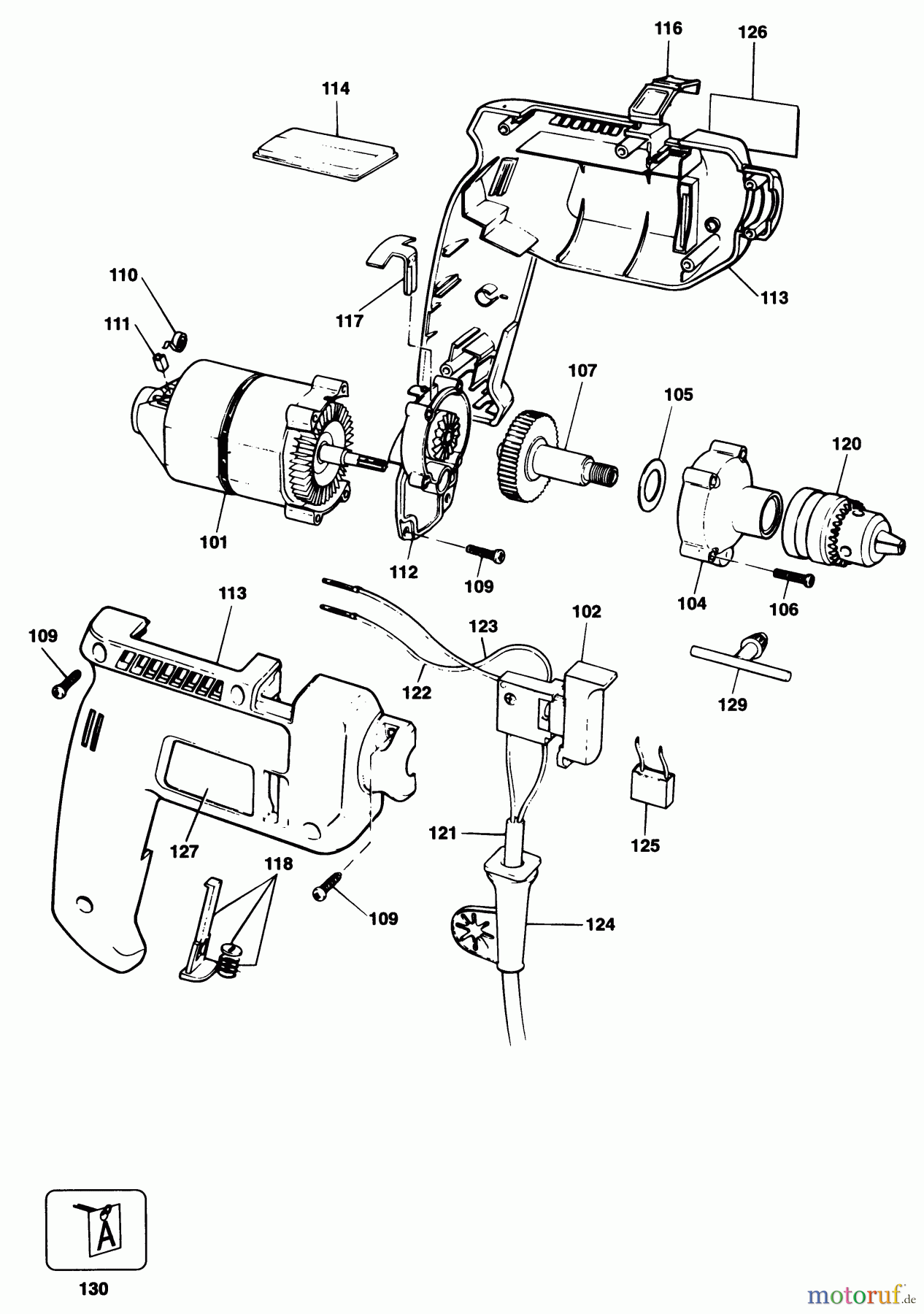 BLACK+DECKER INNENAUSSTATTUNG BOHRER MIXER BL400 Seite 1