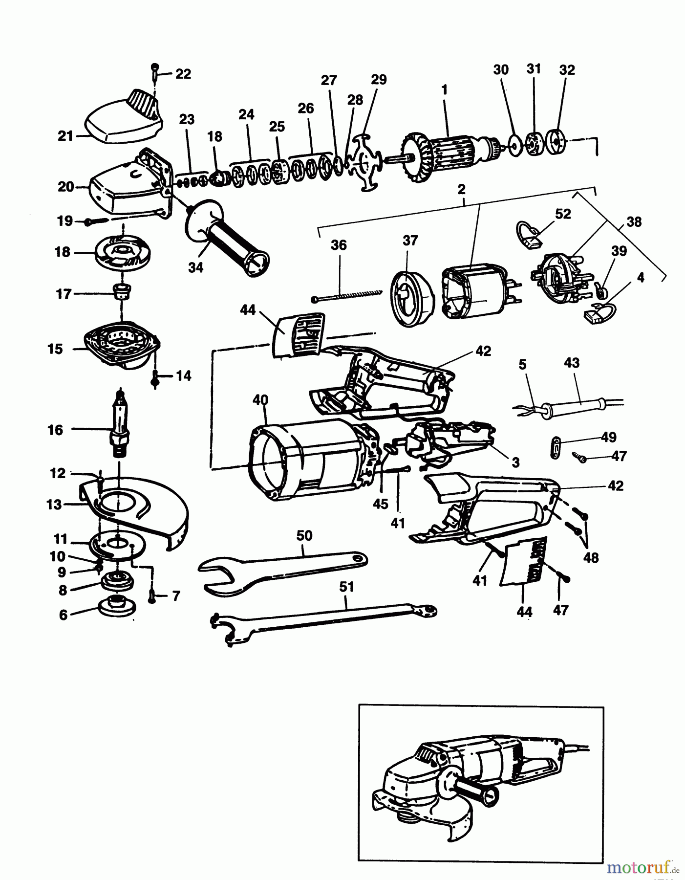 BLACK+DECKER INNENAUSSTATTUNG SCHLEIFER UND POLIERER WINKELSCHLEIFER KG1825 Seite 1