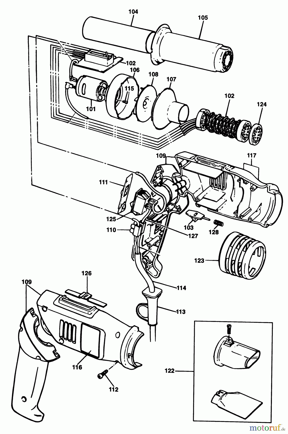  BLACK+DECKER INNENAUSSTATTUNG HEIZKANONEN HEIZPISTOLE KX1670 Seite 1