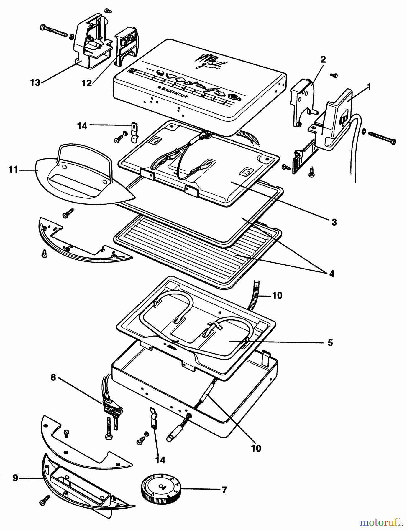 BLACK+DECKER HAUSHALT KOCHEN GRILL GM18 Seite 1