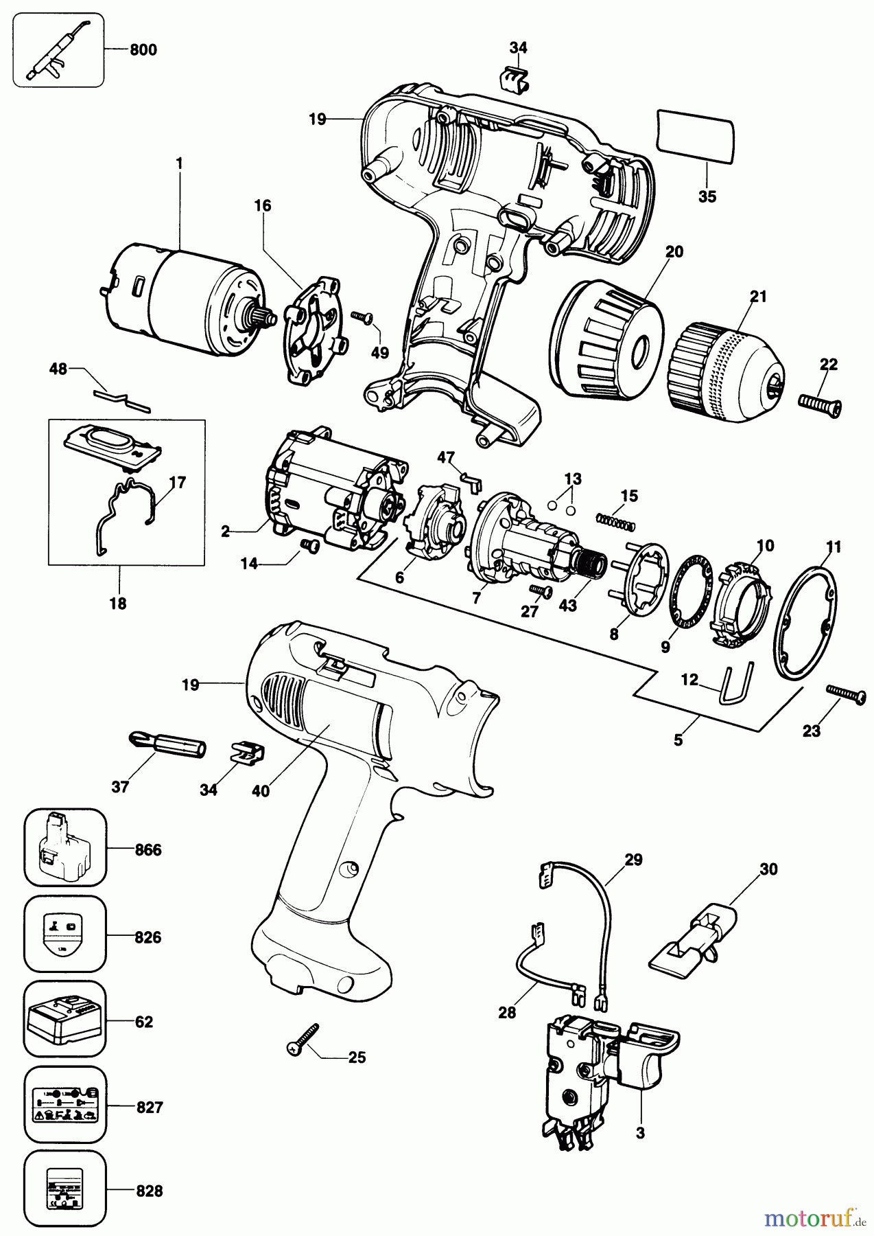  DEWALT AKKUBOHRER CDLS DRILLS 12V AKKU-BOHRMASCHINE DW910K Seite 1