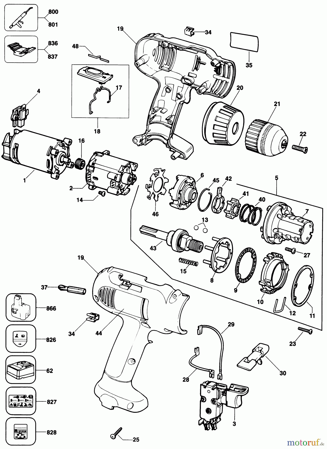 DEWALT AKKUBOHRER CDLS DRILLS 12V AKKU-BOHRMASCHINE DW912K2 Seite 1