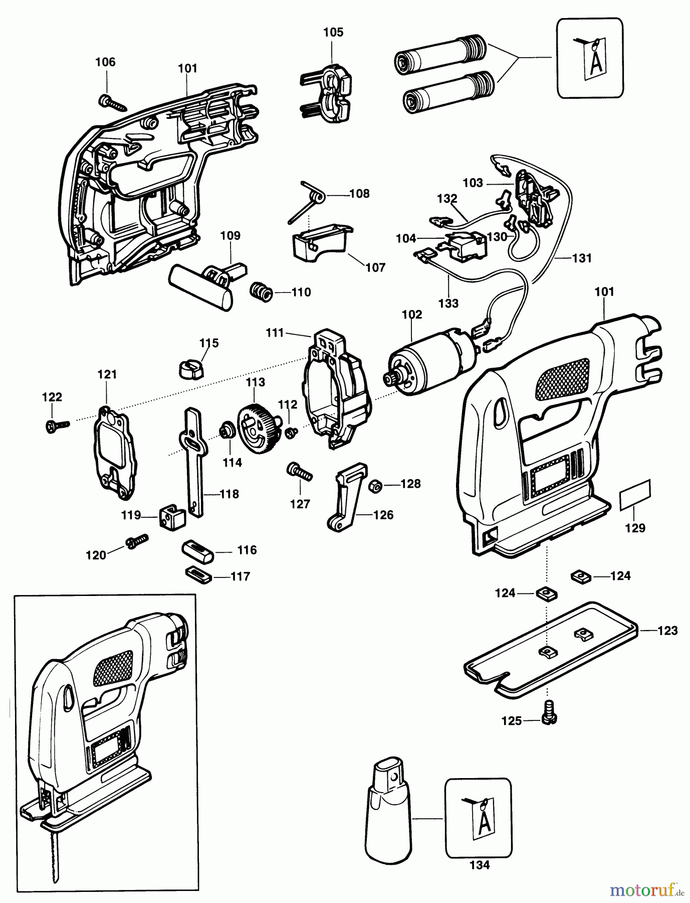BLACK+DECKER INNENAUSSTATTUNG SÄGE STICHSÄGE VP660 Seite 1