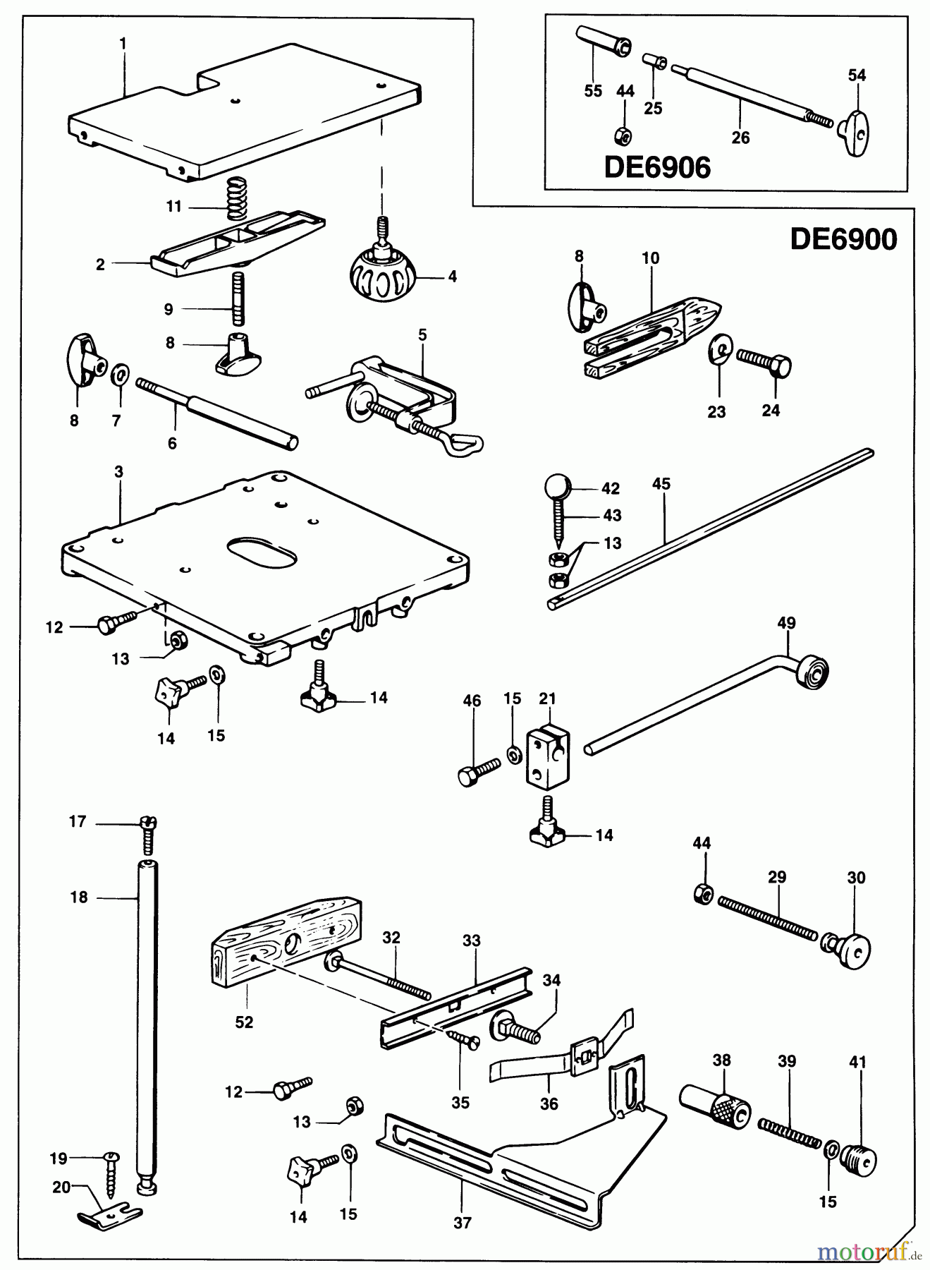 DEWALT ZUBEHÖR ACCESSORIES, ATTACHMENTS & UNPOWERED FEINEINSTELLUNG DE6906 Seite 1