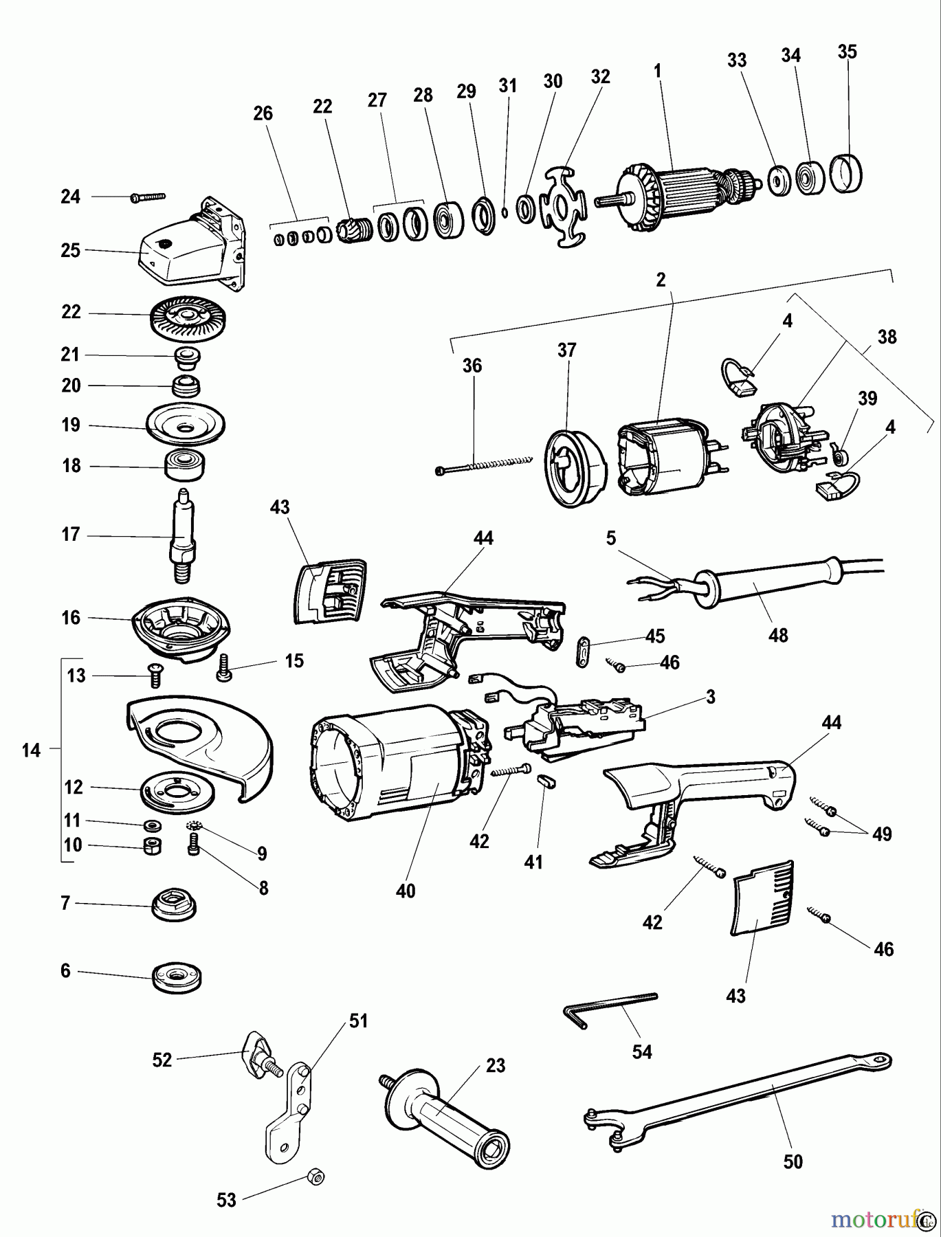 OEM Black und Decker Divers WINKELSCHLEIFER SM230E Seite 1