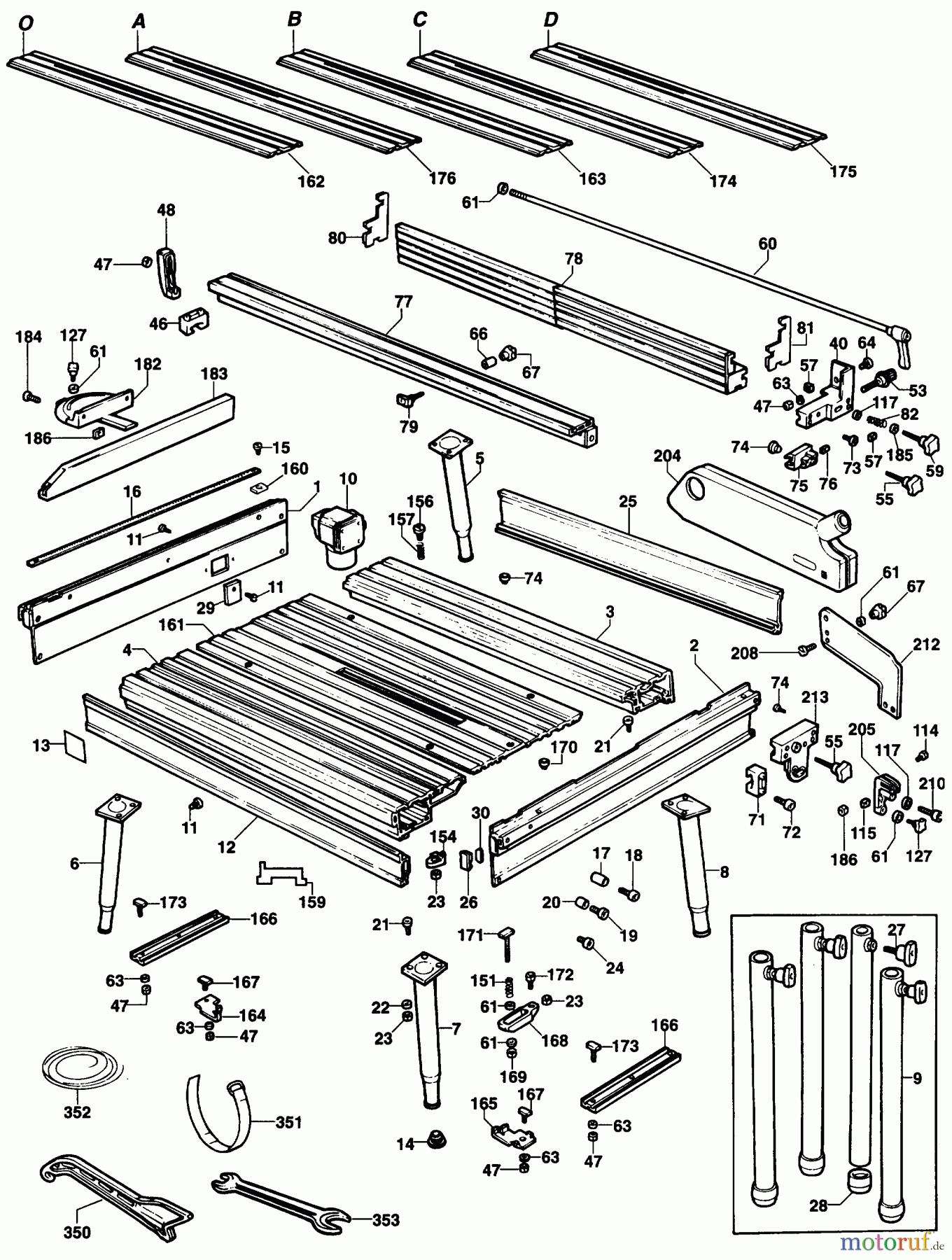 ELU ACCESSORIES ACCESSORIES, ATTACHMENTS & UNPOWERED SÄGETISCH EST10 Seite 1