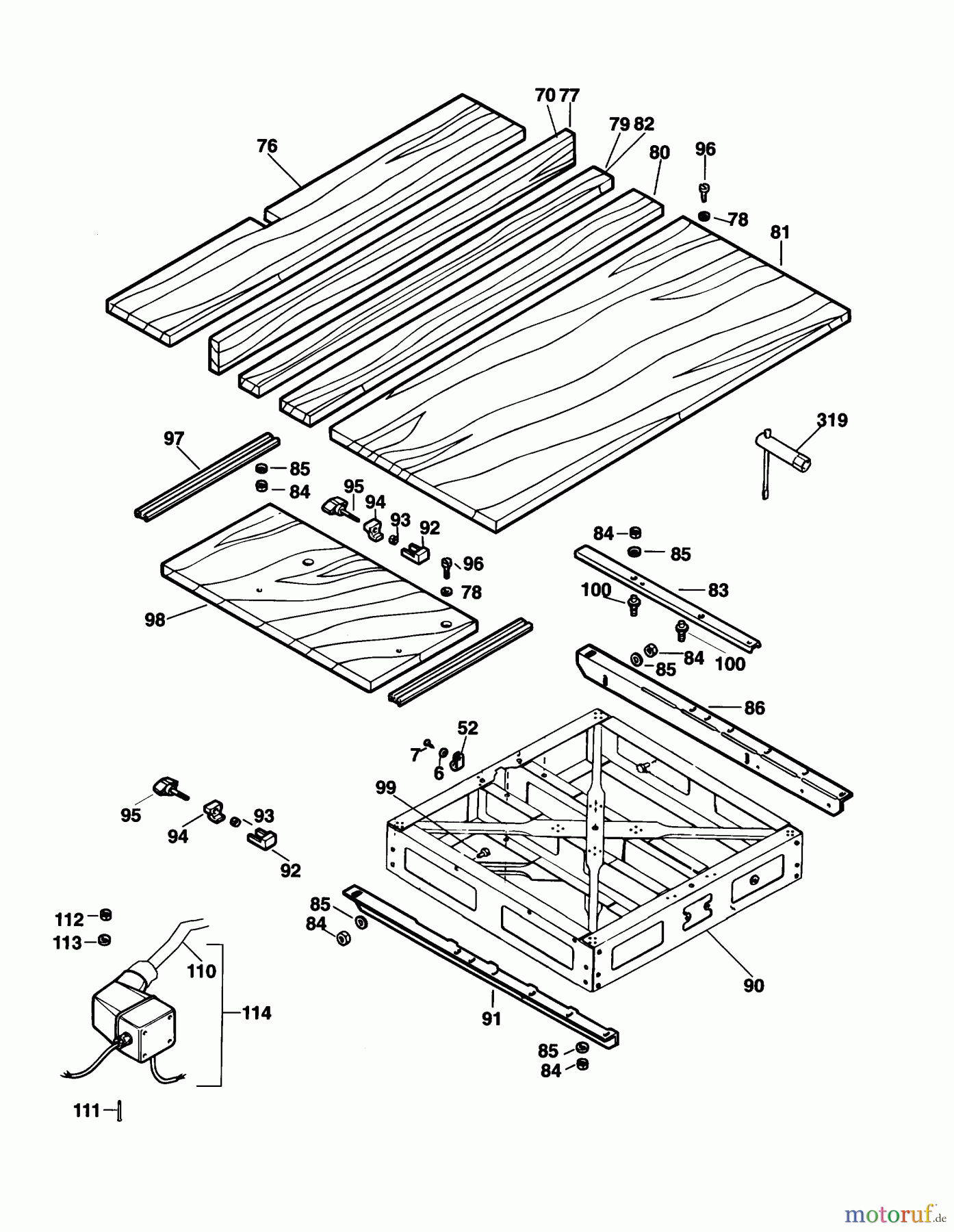  ELU WOODWORKING RADIAL ARM SAWS/TRAVERSE CONTROLS RADIALARMSÄGE RAS8003---B Seite 2