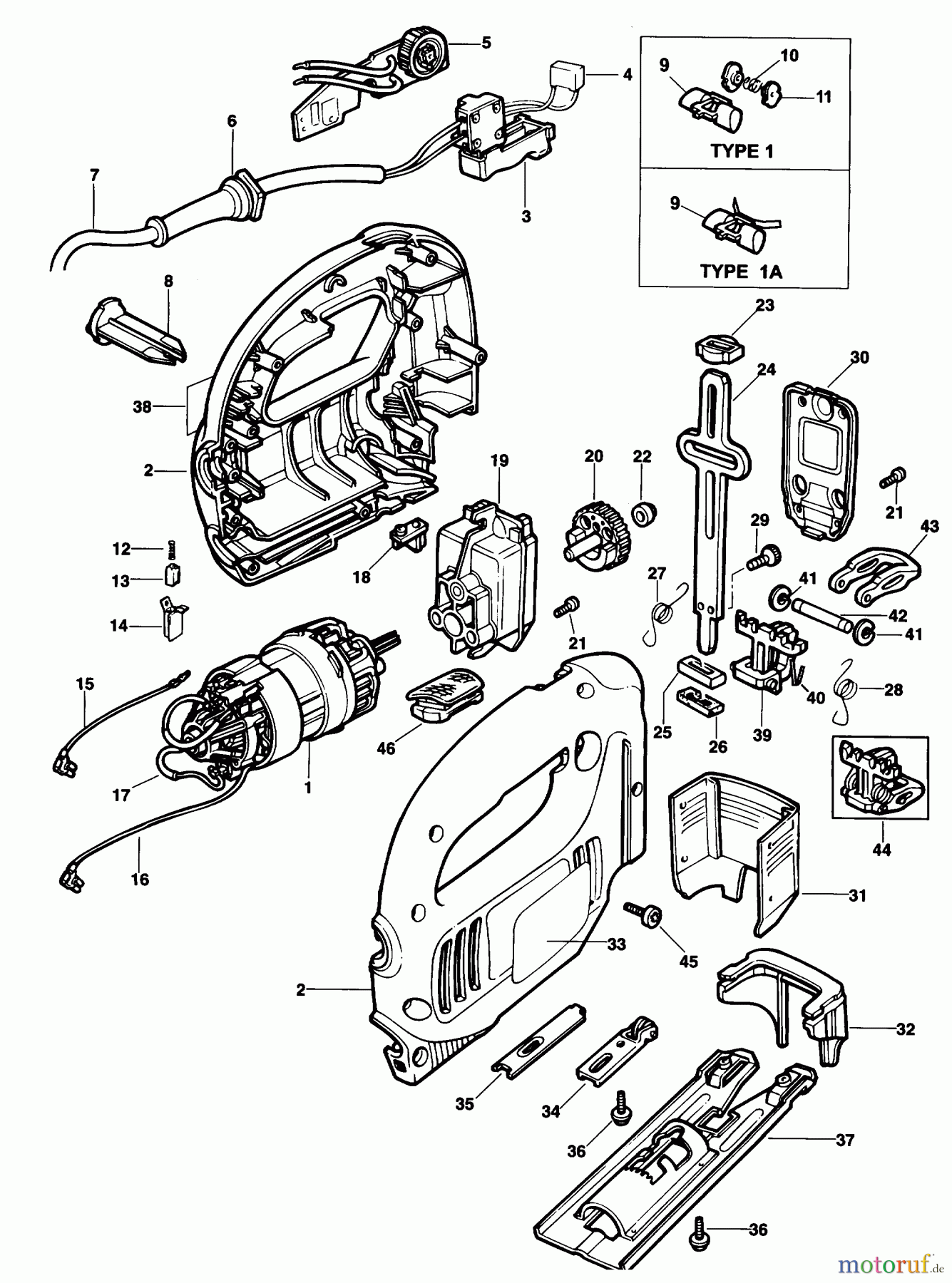  BLACK+DECKER INNENAUSSTATTUNG SÄGE STICHSÄGE KS633E Seite 1
