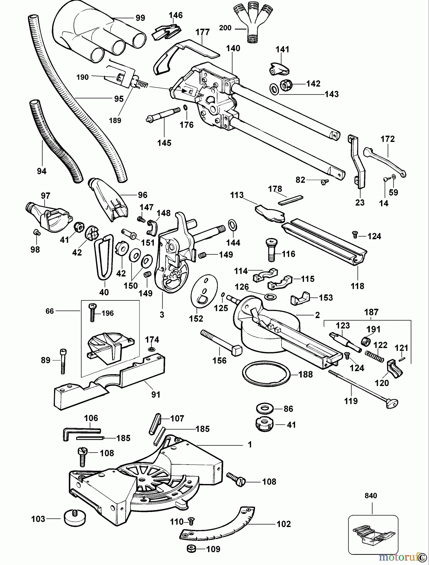 DEWALT HOLZARBEITEN Gehrungssägen GEHRUNGSSÄGE DW707E Seite 2