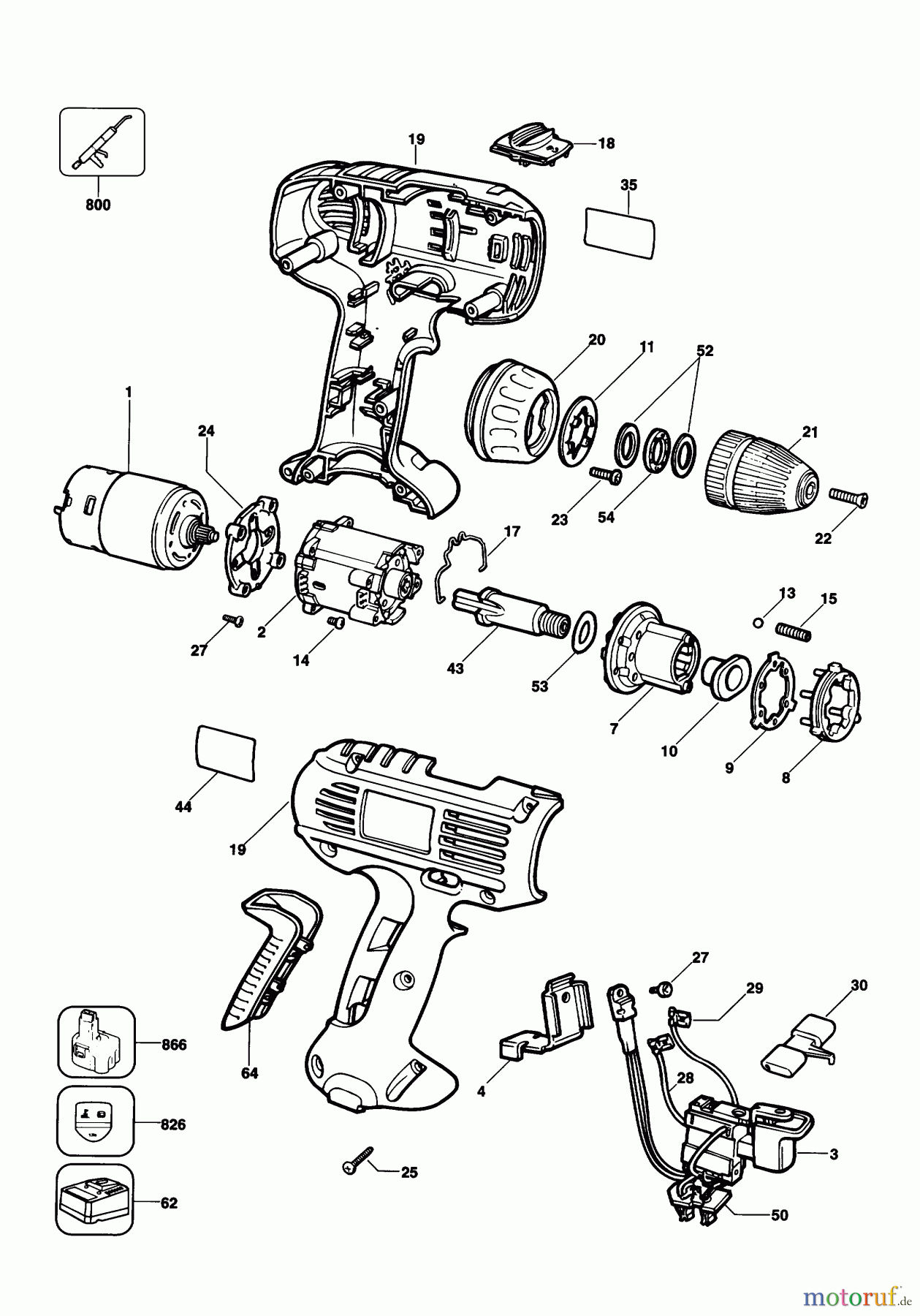 DEWALT Divers 12V DRILL/DRIVER-AUST DW922K2 Seite 1