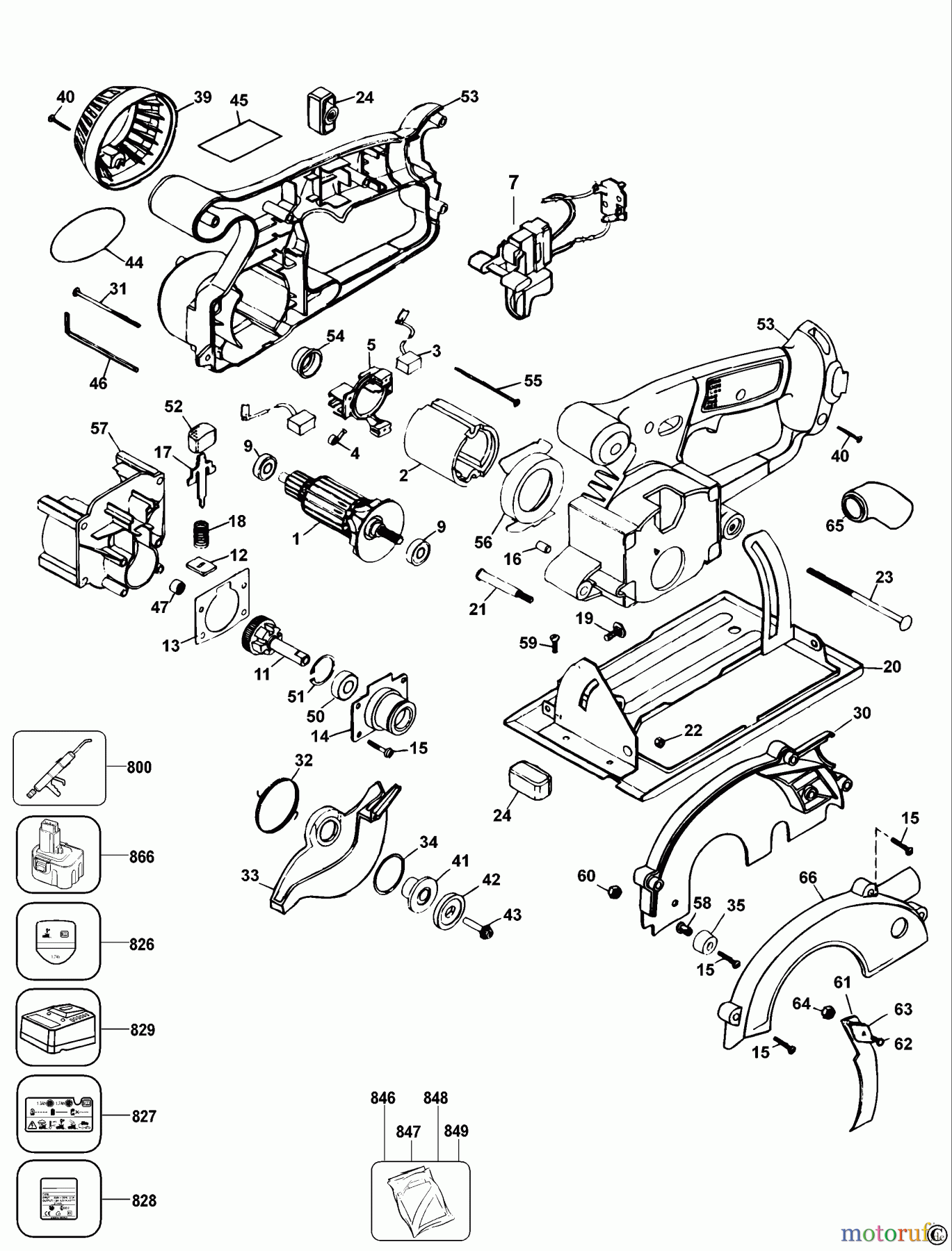  DEWALT HOLZARBEITEN KREISSÄGEN AKKU HANDKREISSAGE DW936 Seite 1