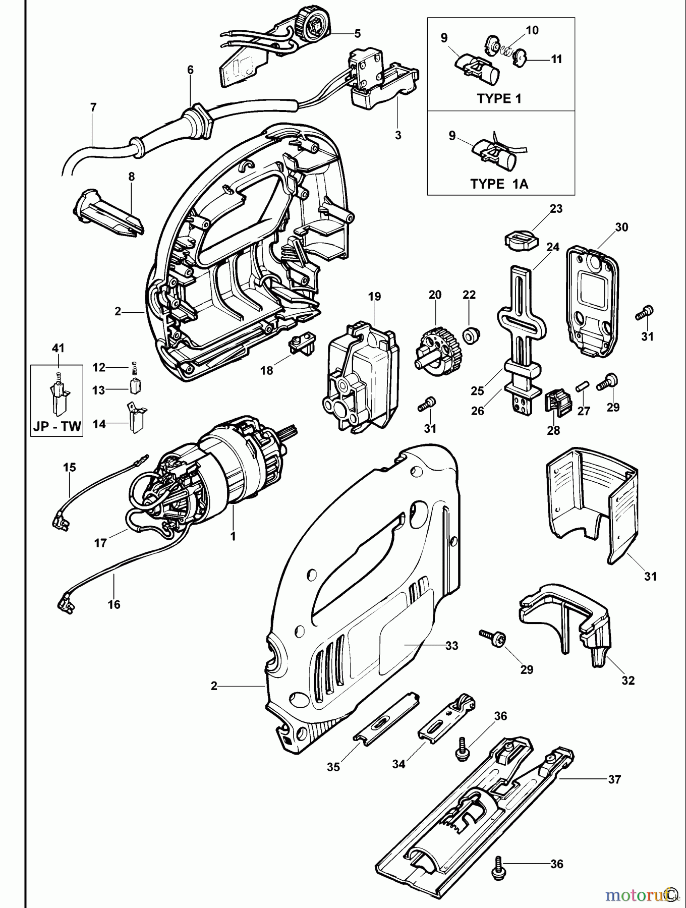 BLACK+DECKER INNENAUSSTATTUNG SÄGE STICHSÄGE 374452 Seite 1