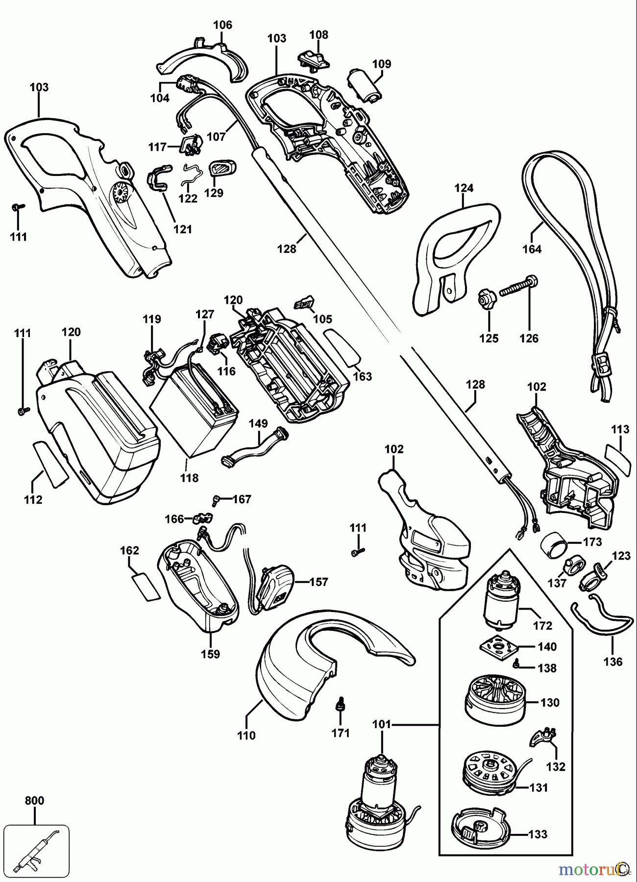 BLACK+DECKER AUSSERHALB HECKENSCHEREN, FADENTRIMMER, SCHEREN AKKU-RASENTRIMMER GLC120 Seite 1