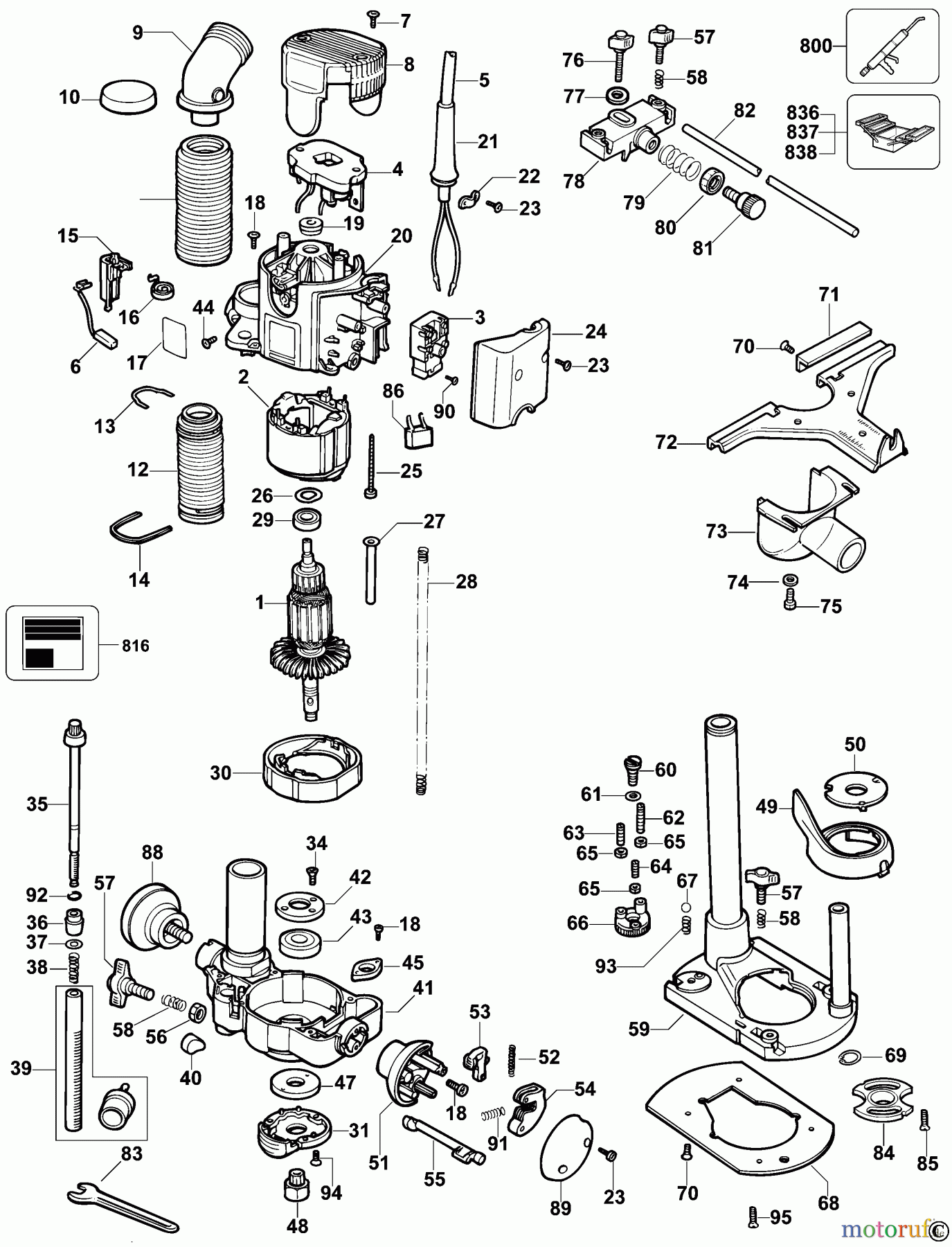WUERTH Divers FRÄSMASCHINE OF1100E Seite 1