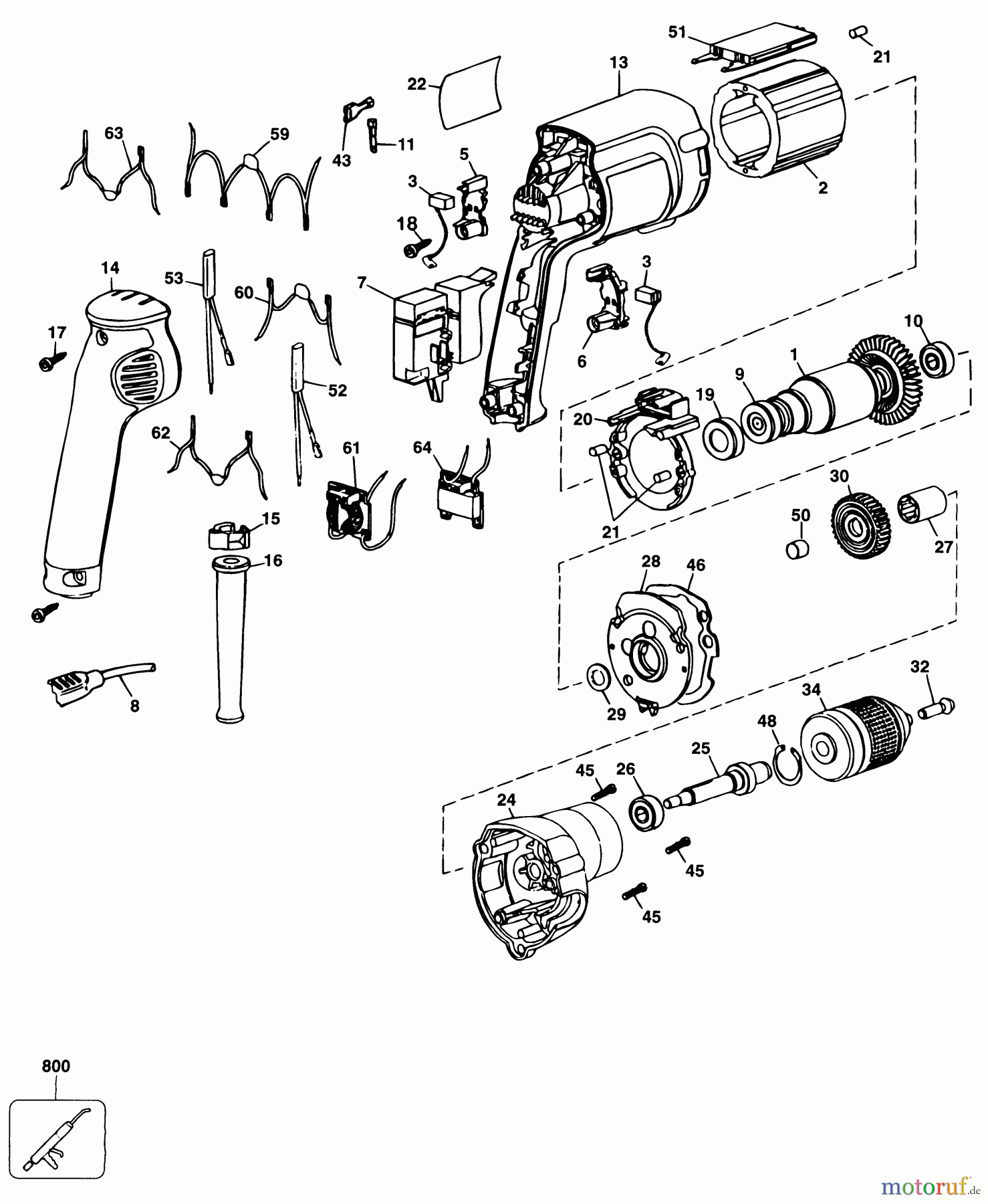 DEWALT Bohrmaschinen Bohrmaschinen BOHRER DW217 Seite 1