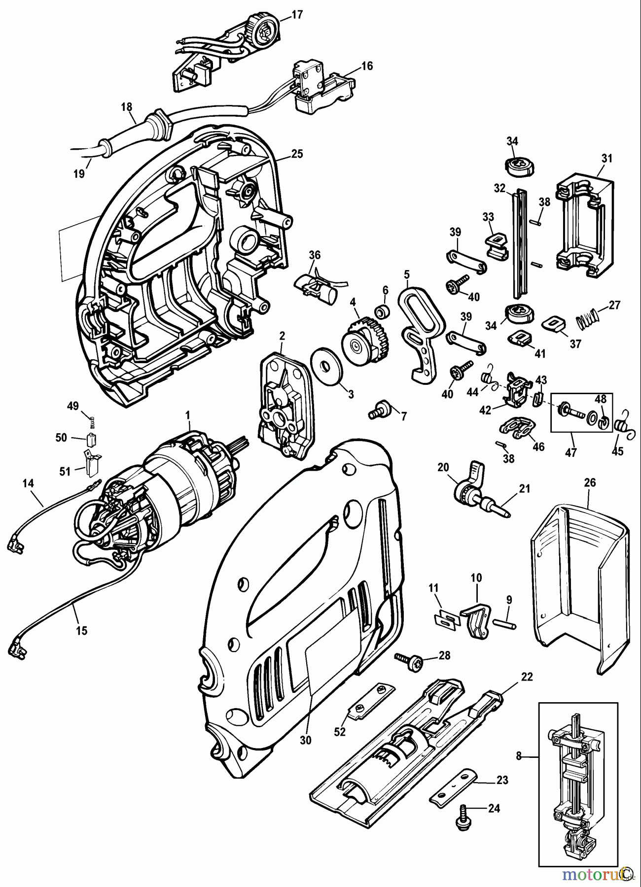 BLACK+DECKER INNENAUSSTATTUNG SÄGE STICHSÄGE 374457 Seite 1