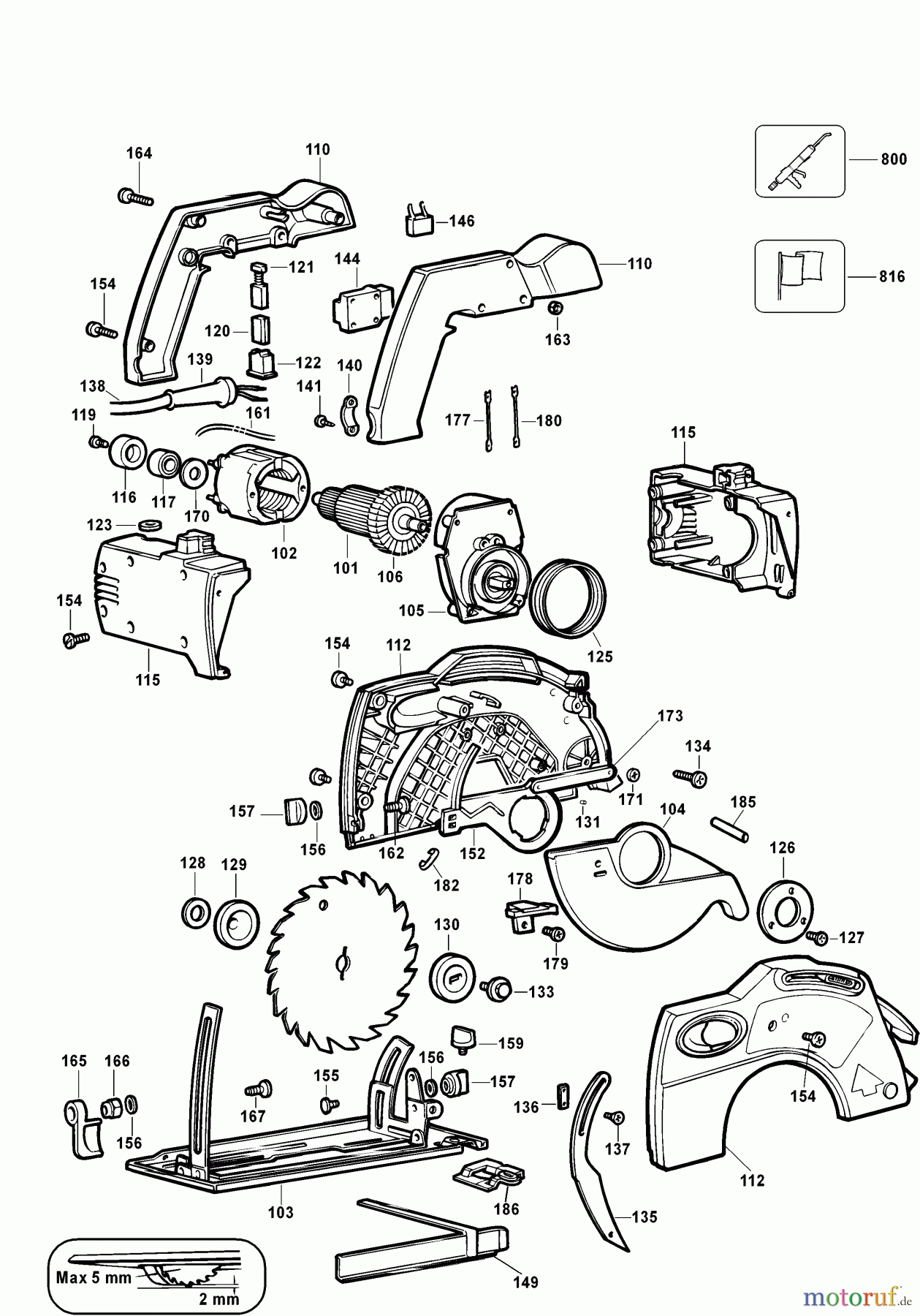 BLACK+DECKER INNENAUSSTATTUNG SÄGE KREISSGE 374456N Seite 1