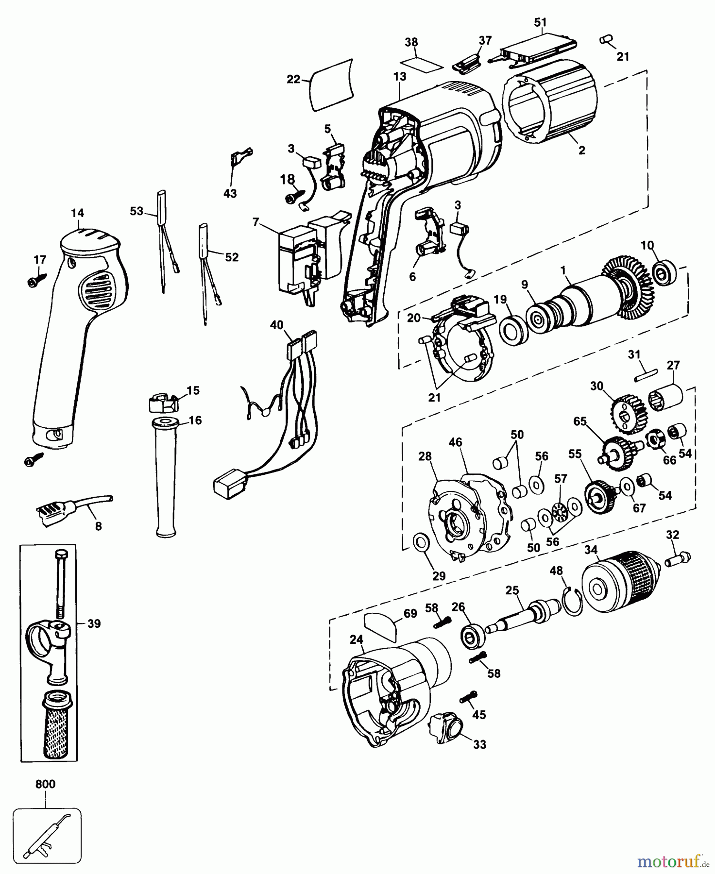  DEWALT Bohrmaschinen Bohrmaschinen BOHRER DW248 Seite 1