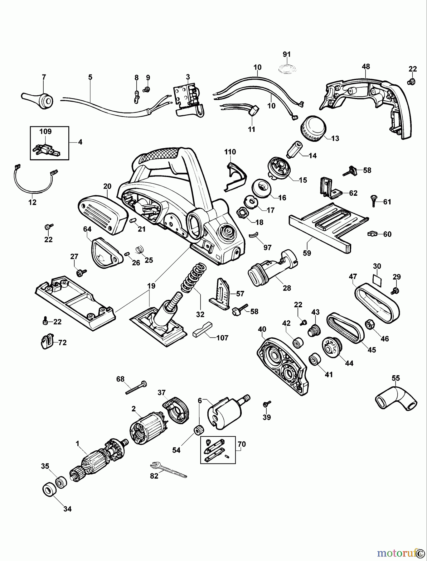 BERNER Divers HOBELMASCHINE BHH40 Seite 1