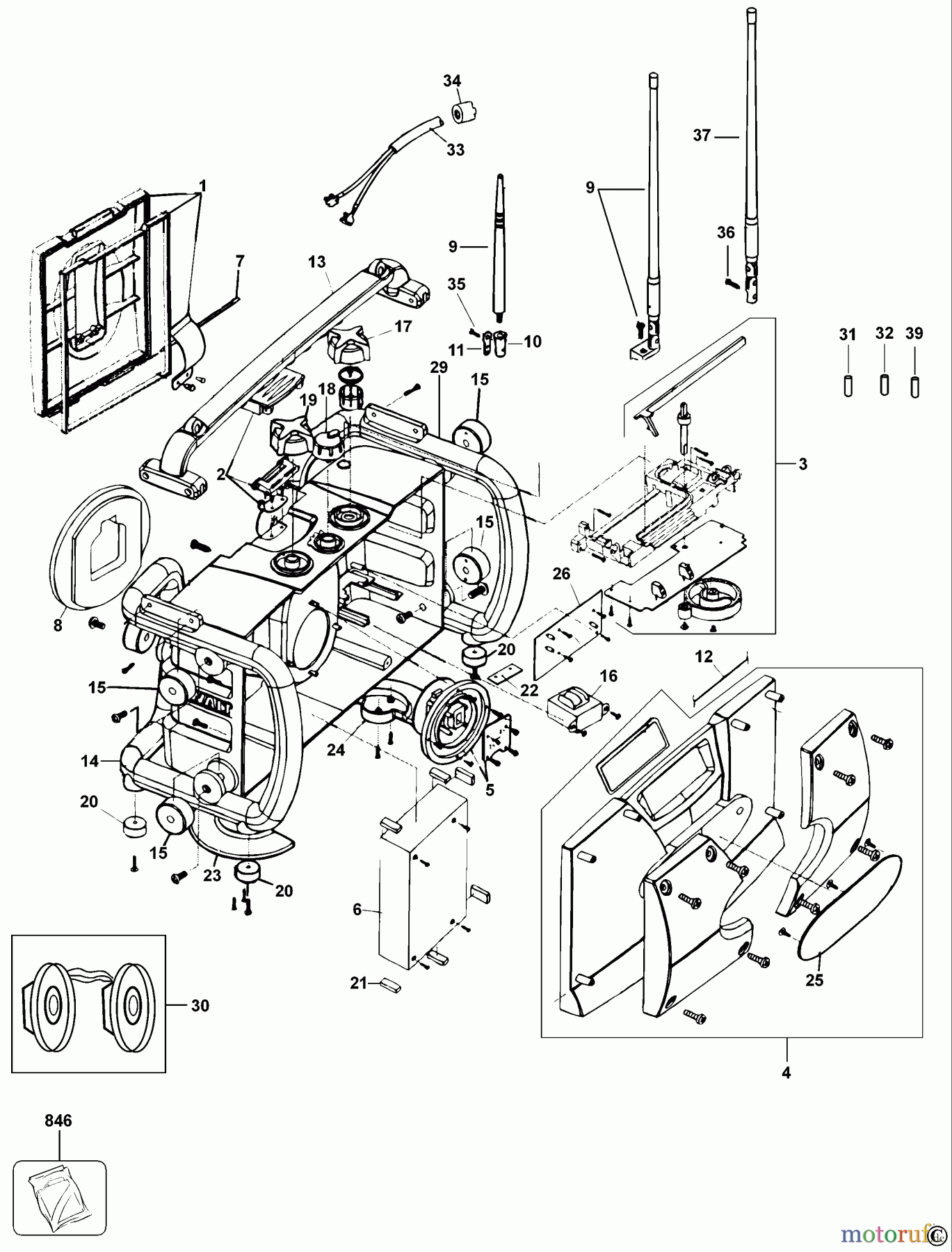 ELU ACCESSORIES ACCESSORIES, ATTACHMENTS & UNPOWERED RADIO ERAL18 Seite 1