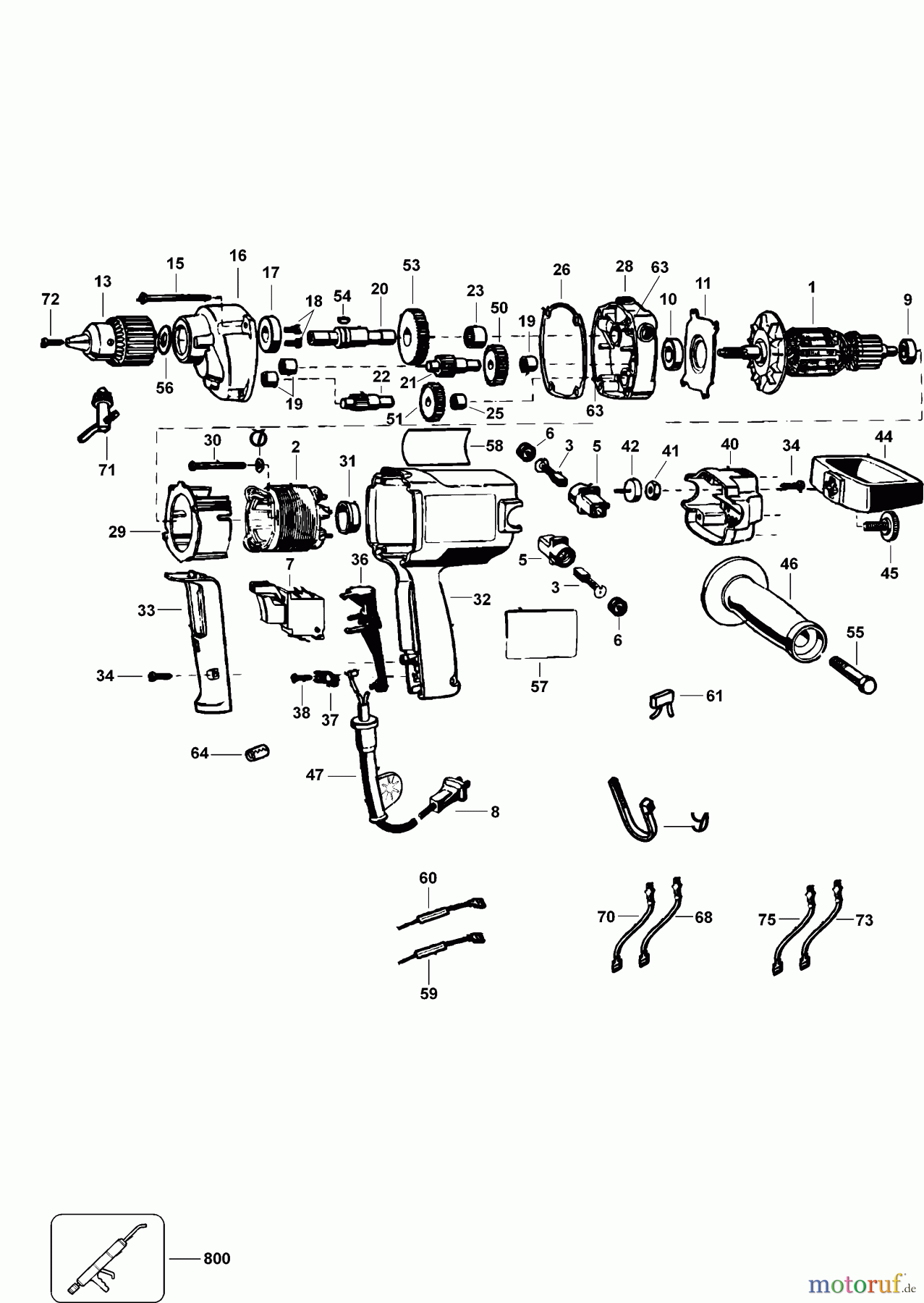 OEM Black und Decker Divers BOHRER BM31 Seite 1