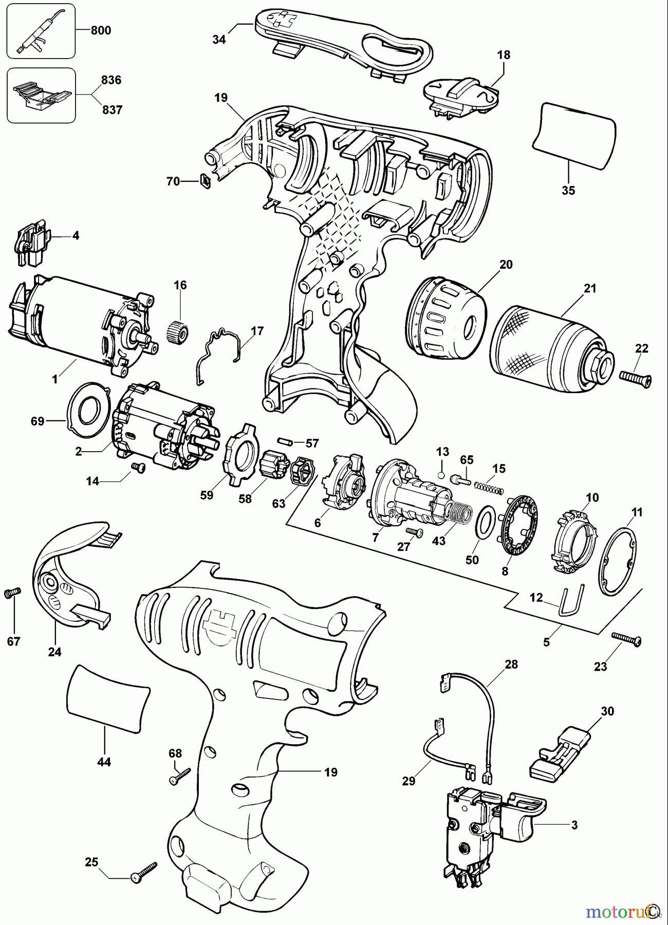 WUERTH Divers AKKU-BOHRMASCHINE 700105 Seite 1