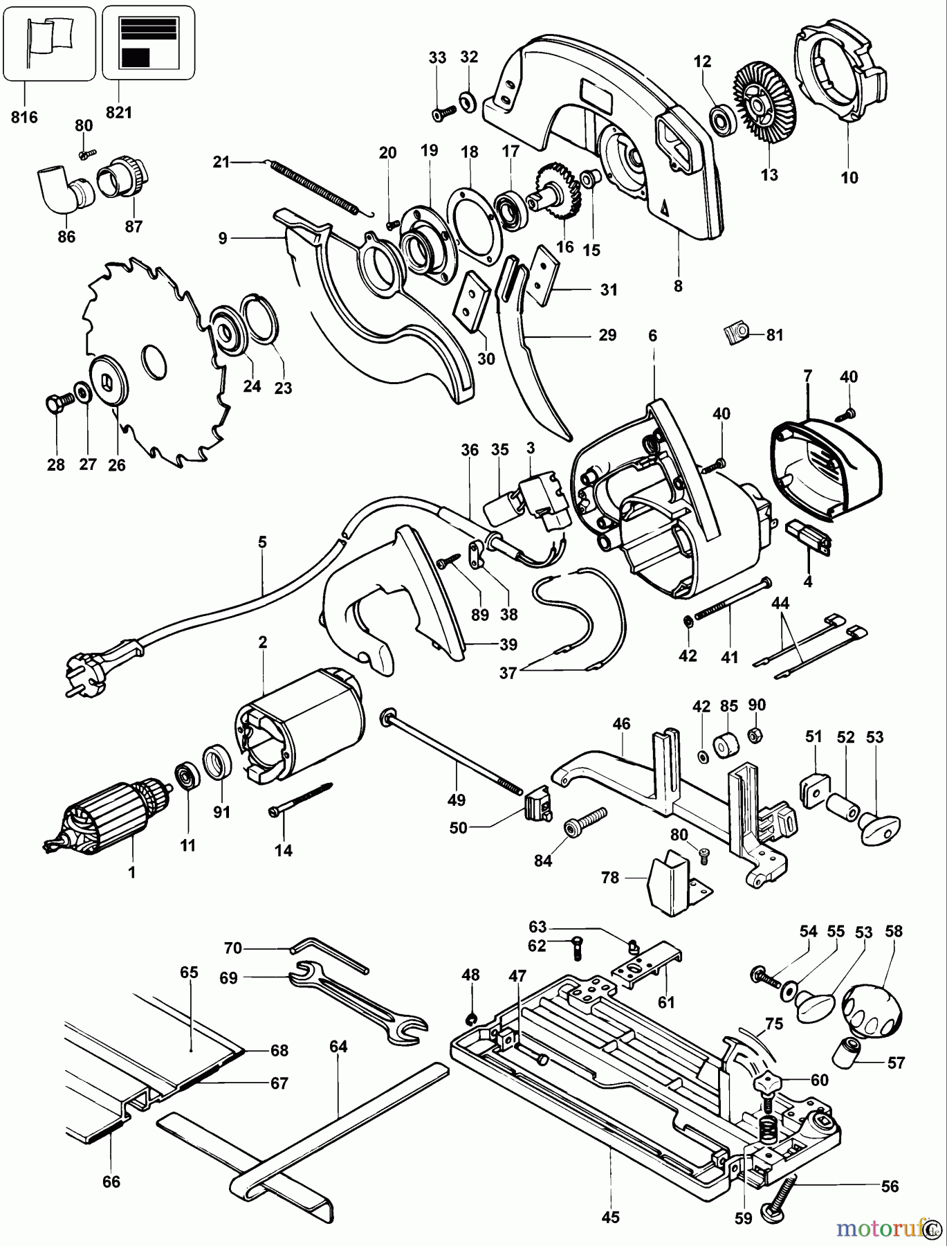OEM Black und Decker Divers KREISSGE K65 Seite 1