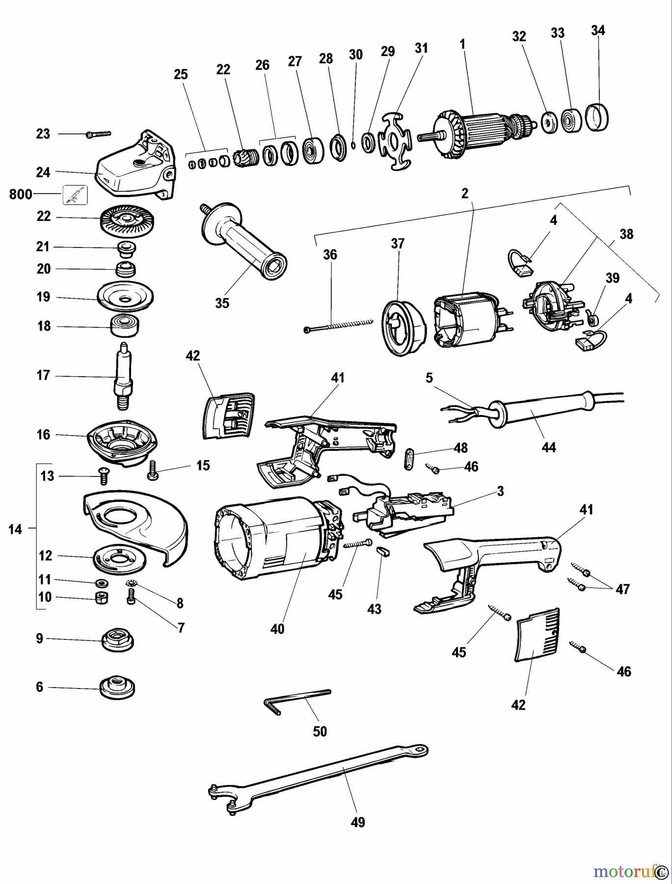 OEM Black und Decker Divers WINKELSCHLEIFER WS2400 Seite 1