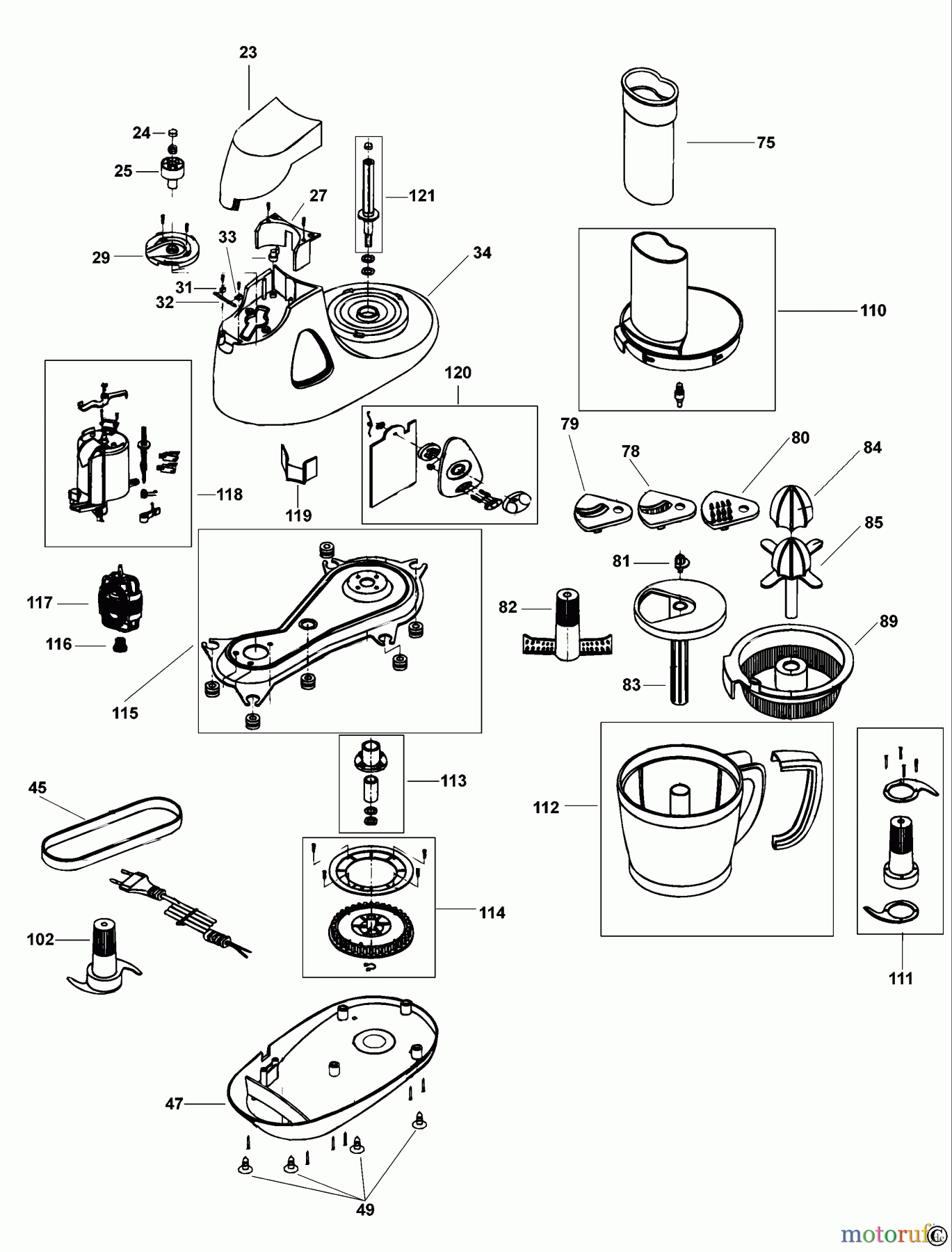 BLACK+DECKER HAUSHALT LEBENSMITTELZUBEREITUNG KÜCHENMASCHINE FP600 Seite 1