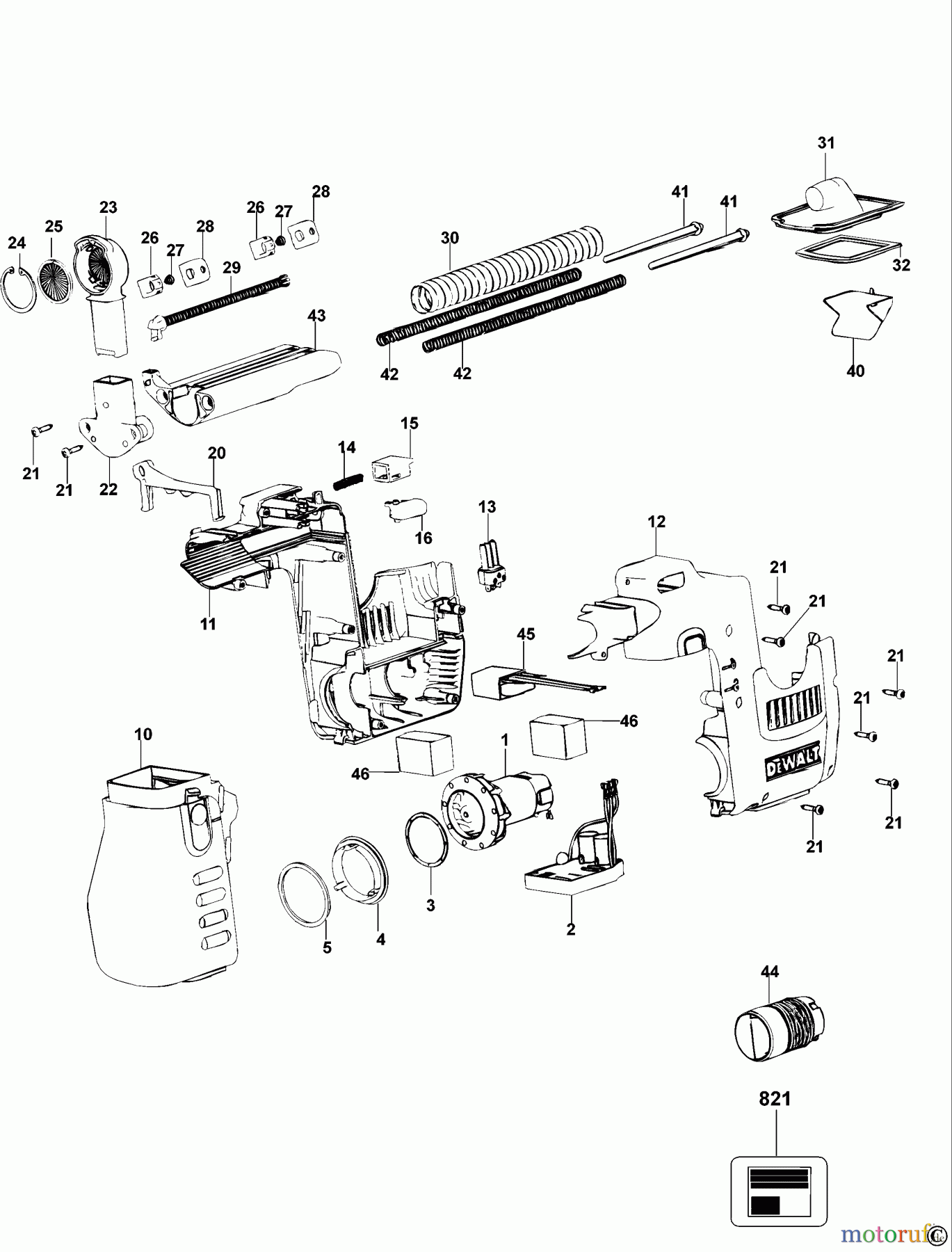  DEWALT VAKUUMEXTRAKTOREN ENTNEHMERSATZ D25300D Seite 1