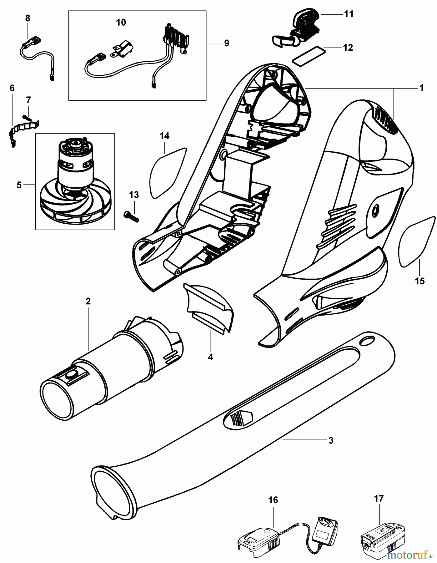  BLACK+DECKER AUSSERHALB RASENMÄHER, HÄCKSLER UND KEHRMASCHINEN TURBOBUERSTE GW180 Seite 1