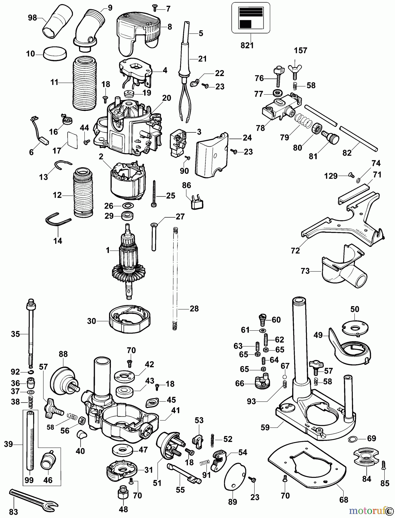BTI Divers FRÄSMASCHINE BTI-OF-1100 Seite 1