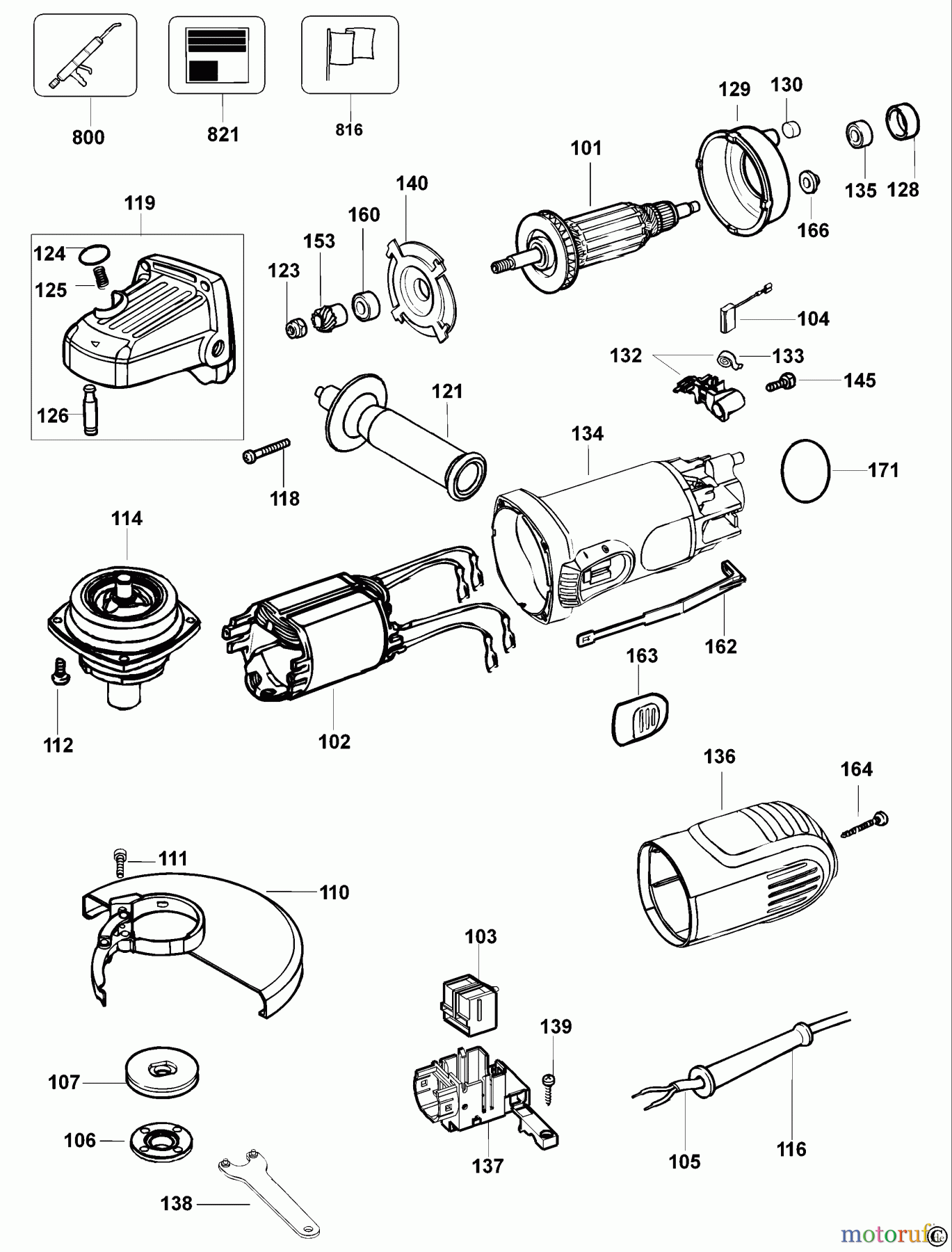 BERNER Divers KLEINER WINKELSCHLEIFER BAG-115 Seite 1