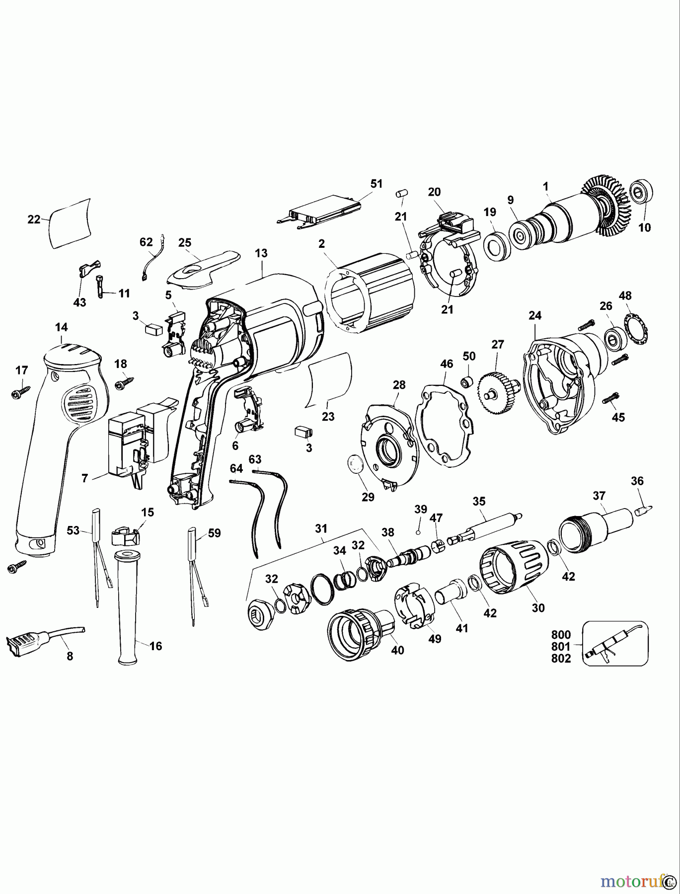 DEWALT SCHRAUBER SCHRAUBENDREHER SCHRAUBENDREHER DW256 Seite 1