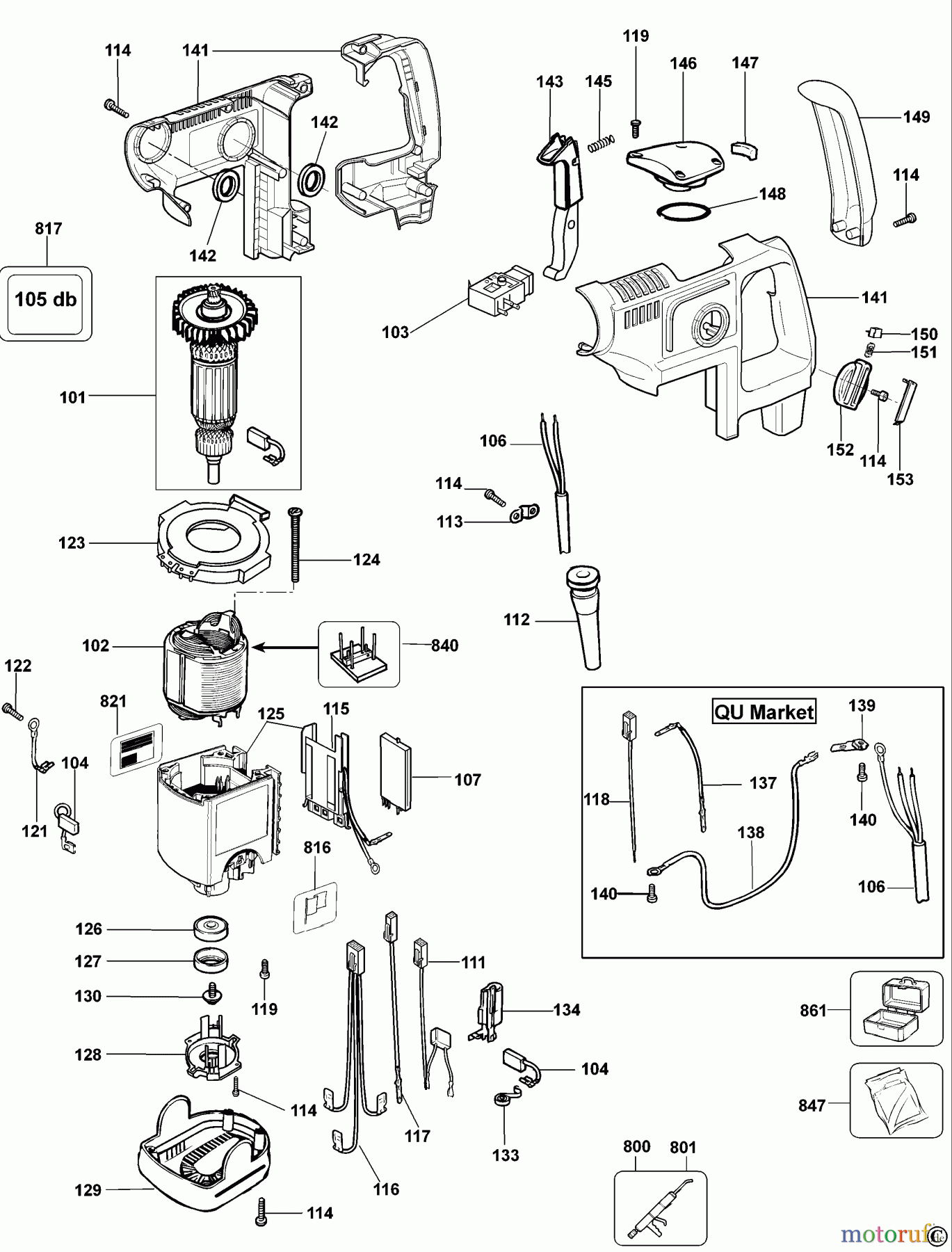  DEWALT Bohrhämmer Bohrhämmer SDS-MAX DREHHAMMER D25405K Seite 2